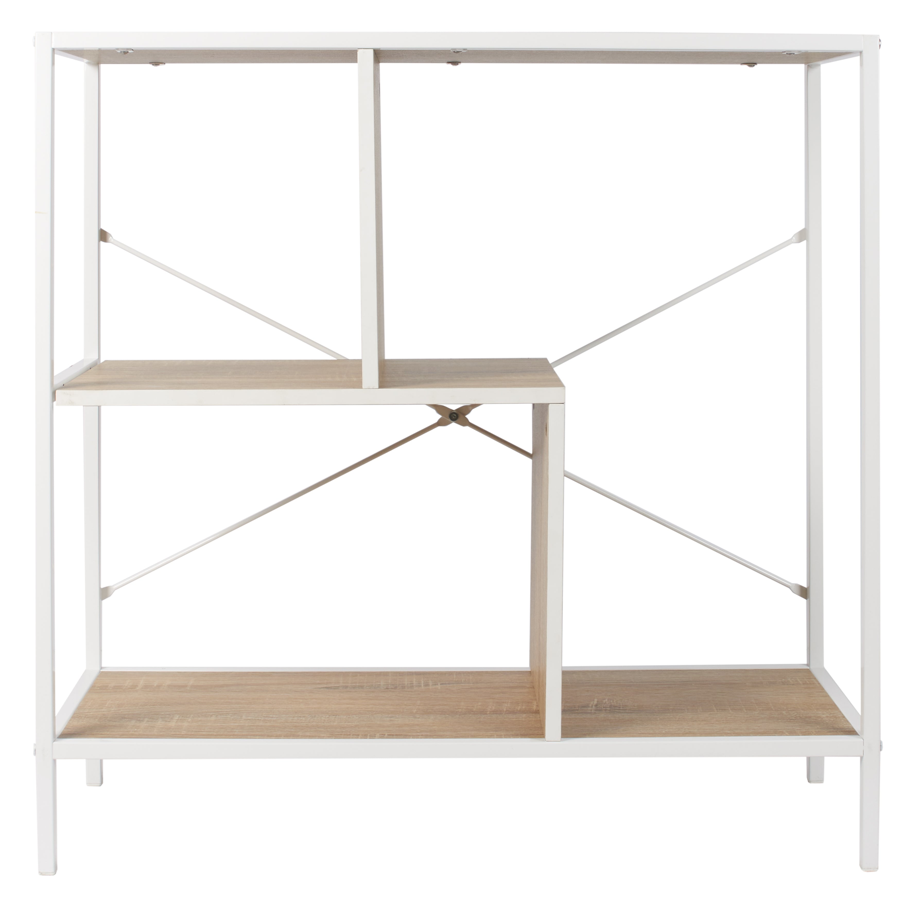 ETAGERE EDISON BLANC 80X30X79.5CM