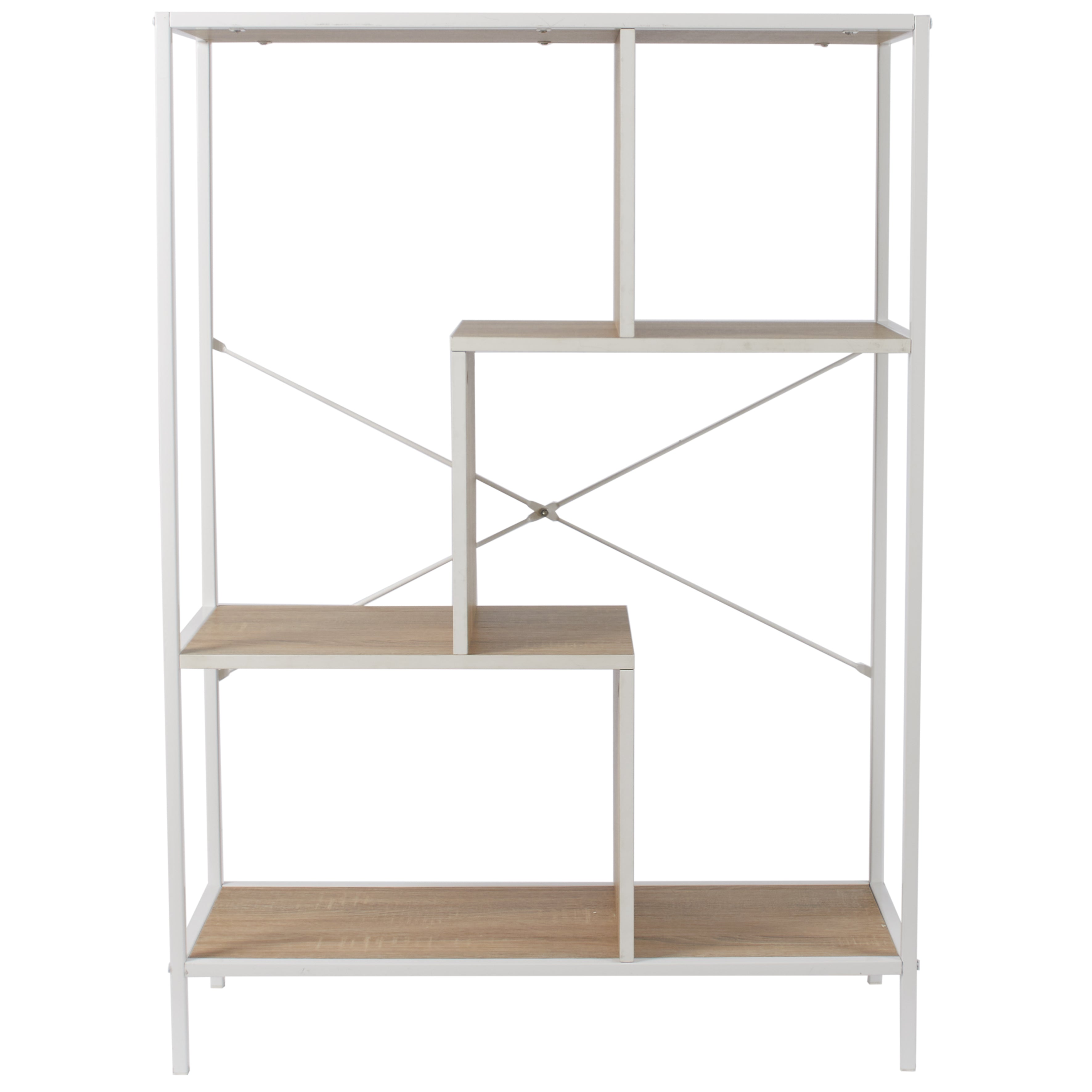ETAGERE EDISON BLANC 80X30X113CM