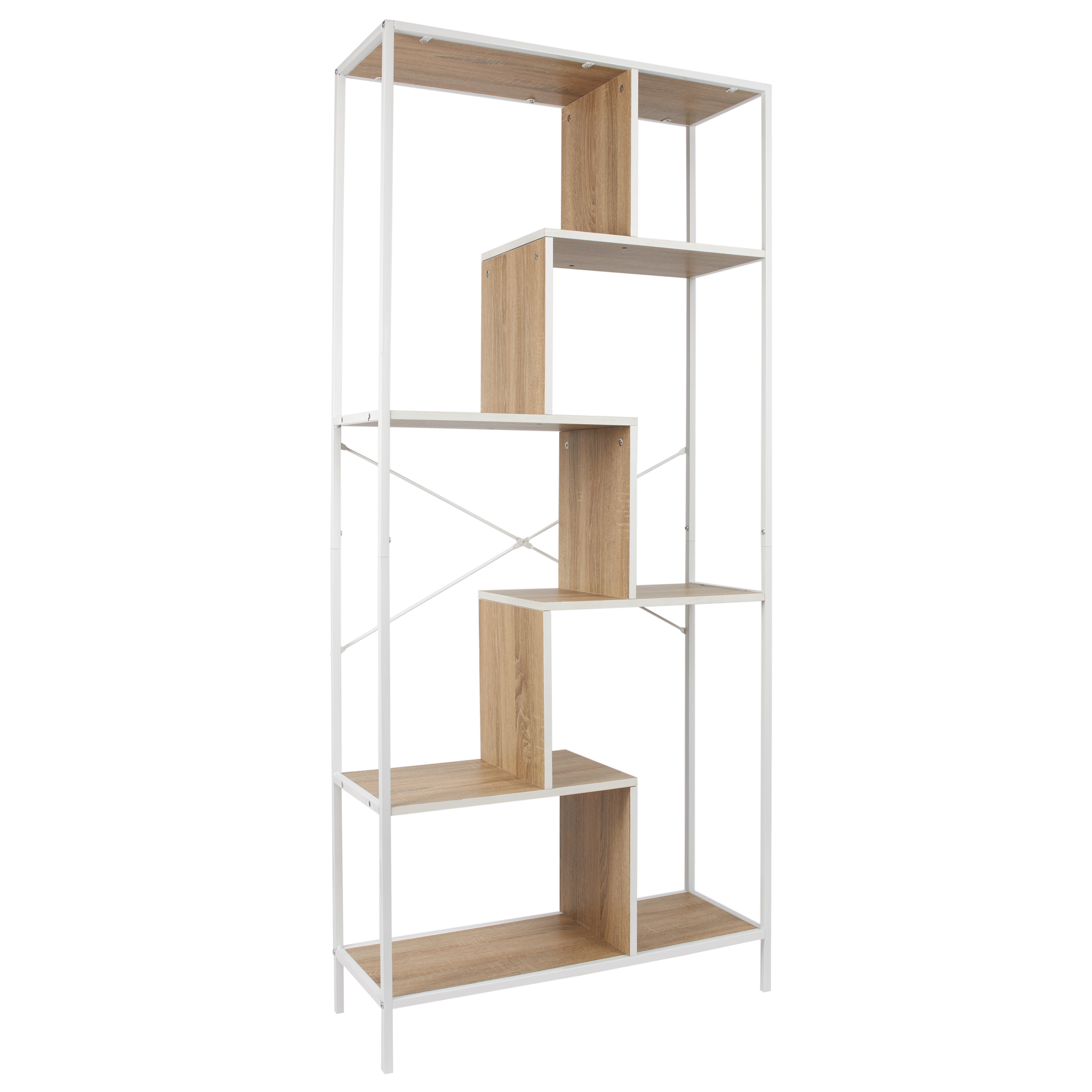 ETAGERE EDISON BLANC 80X30X180CM
