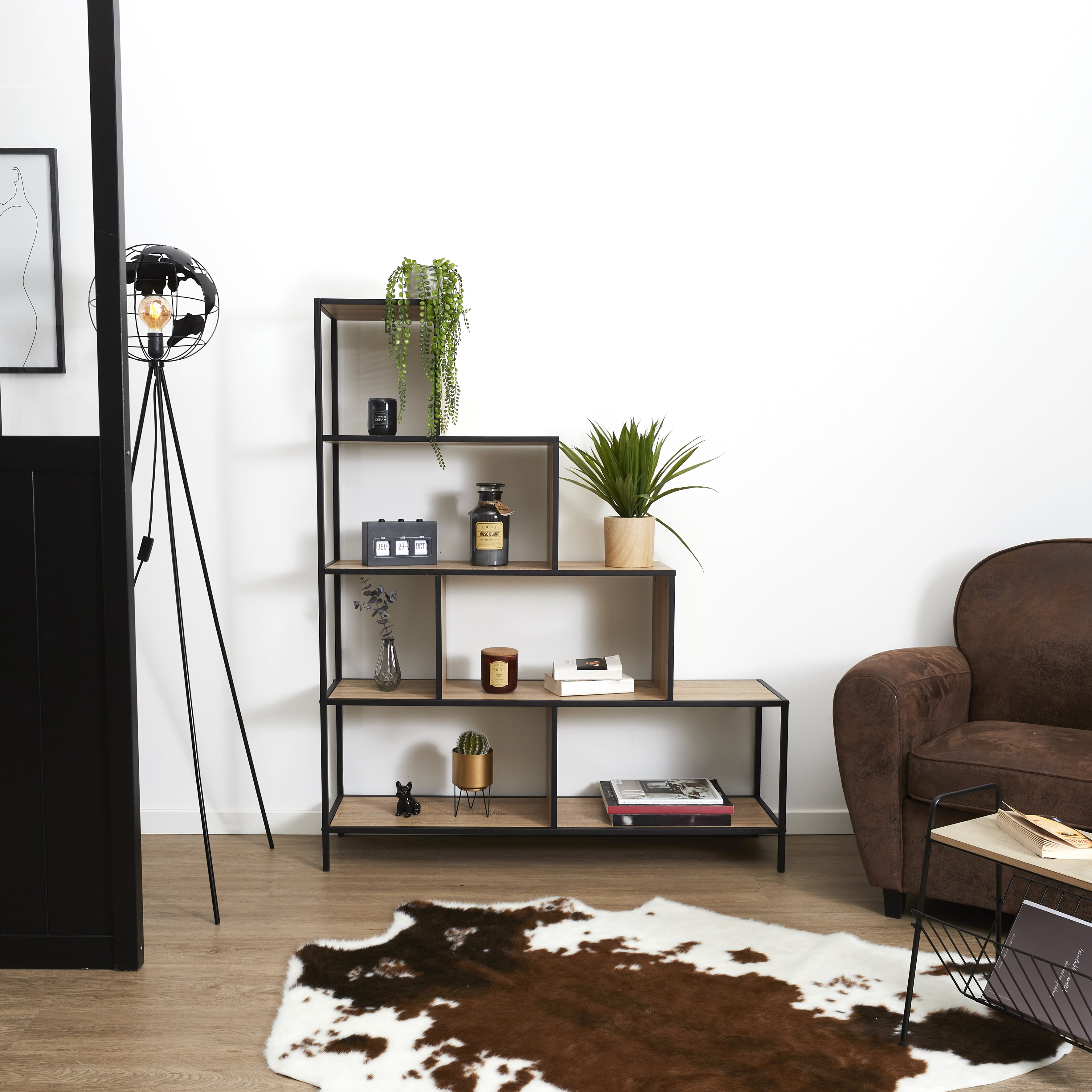 ETAGERE ESCALIER EDISON H146CM