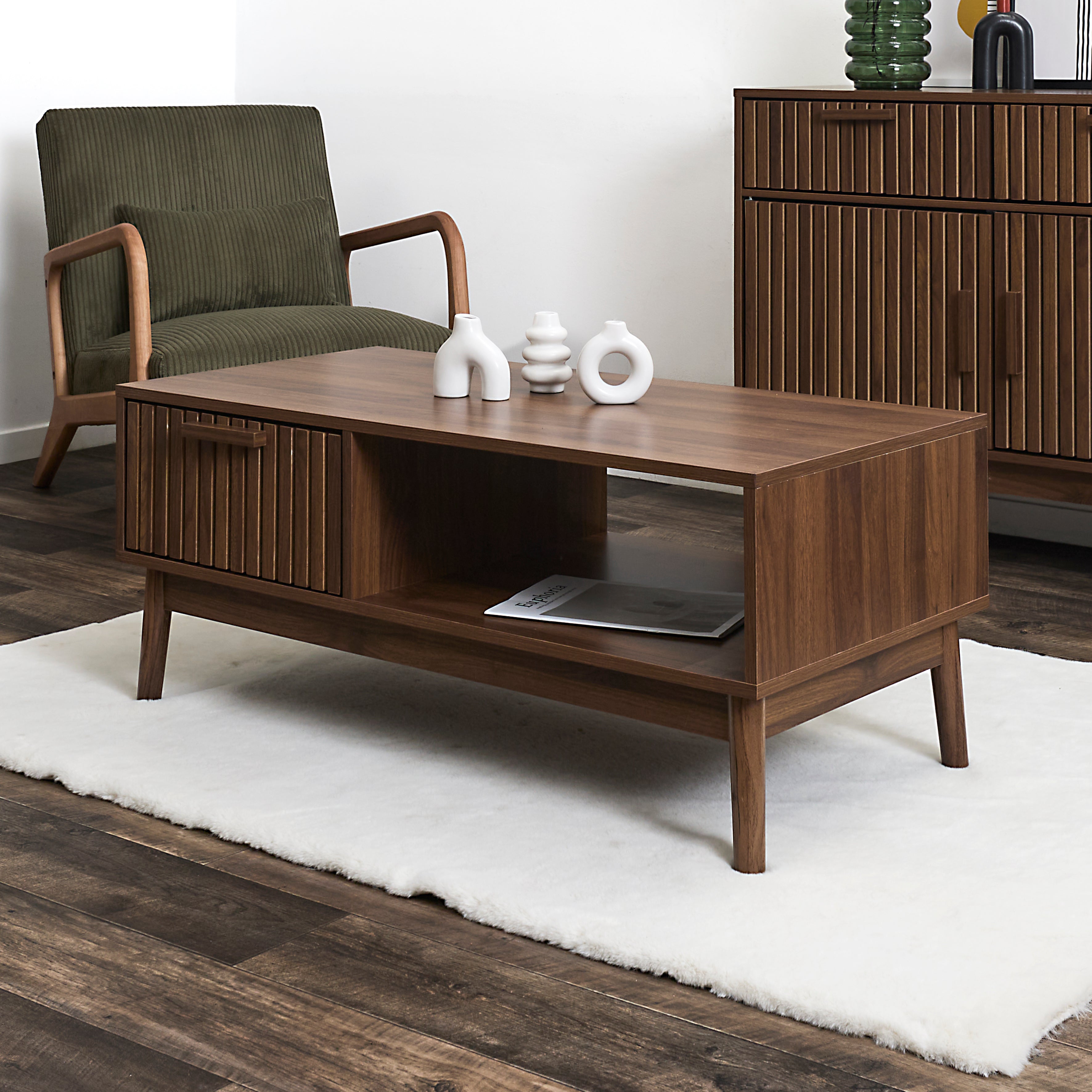TABLE BASSE KLAUS FONCE