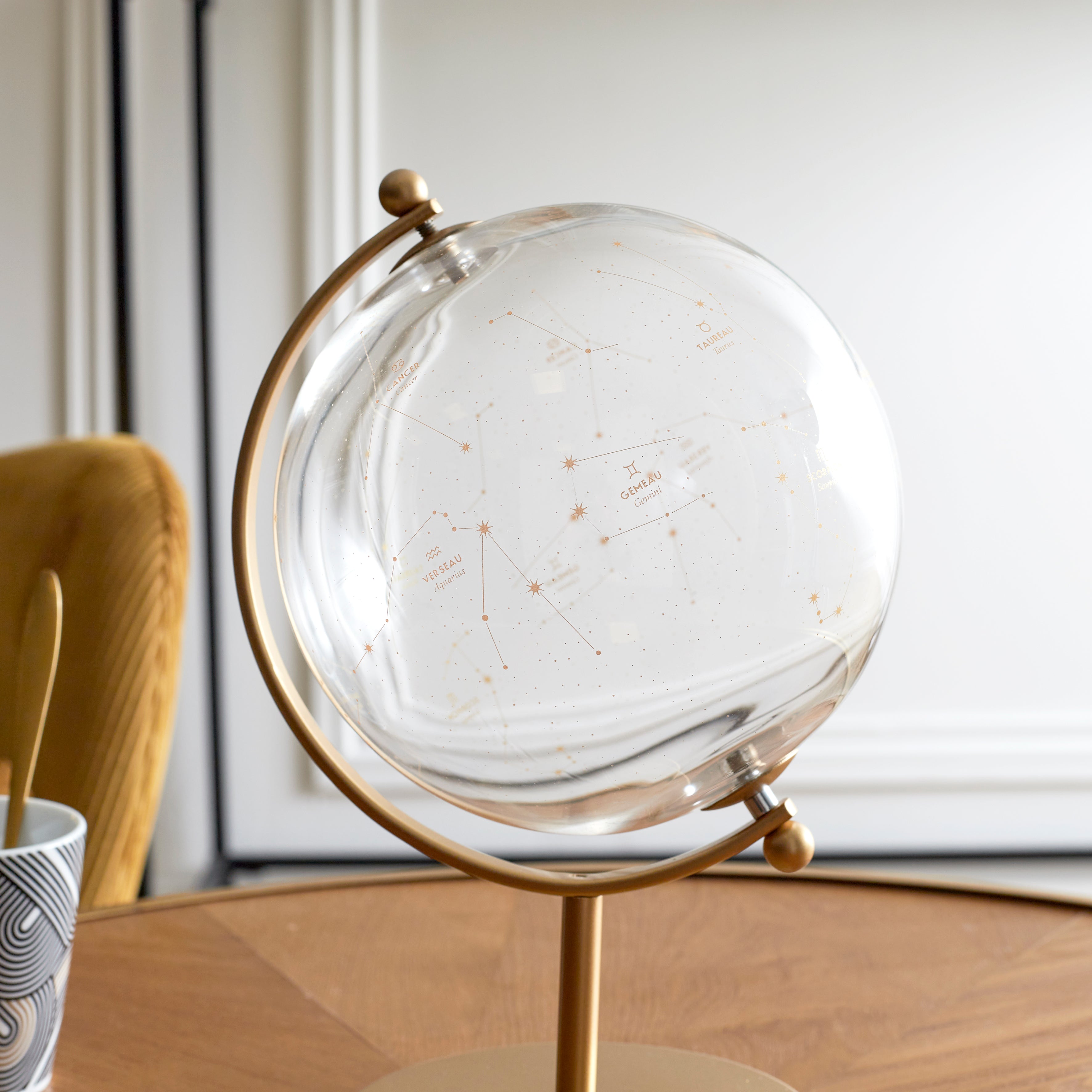 GLOBE DECO VERRE CONSTELLATIONS