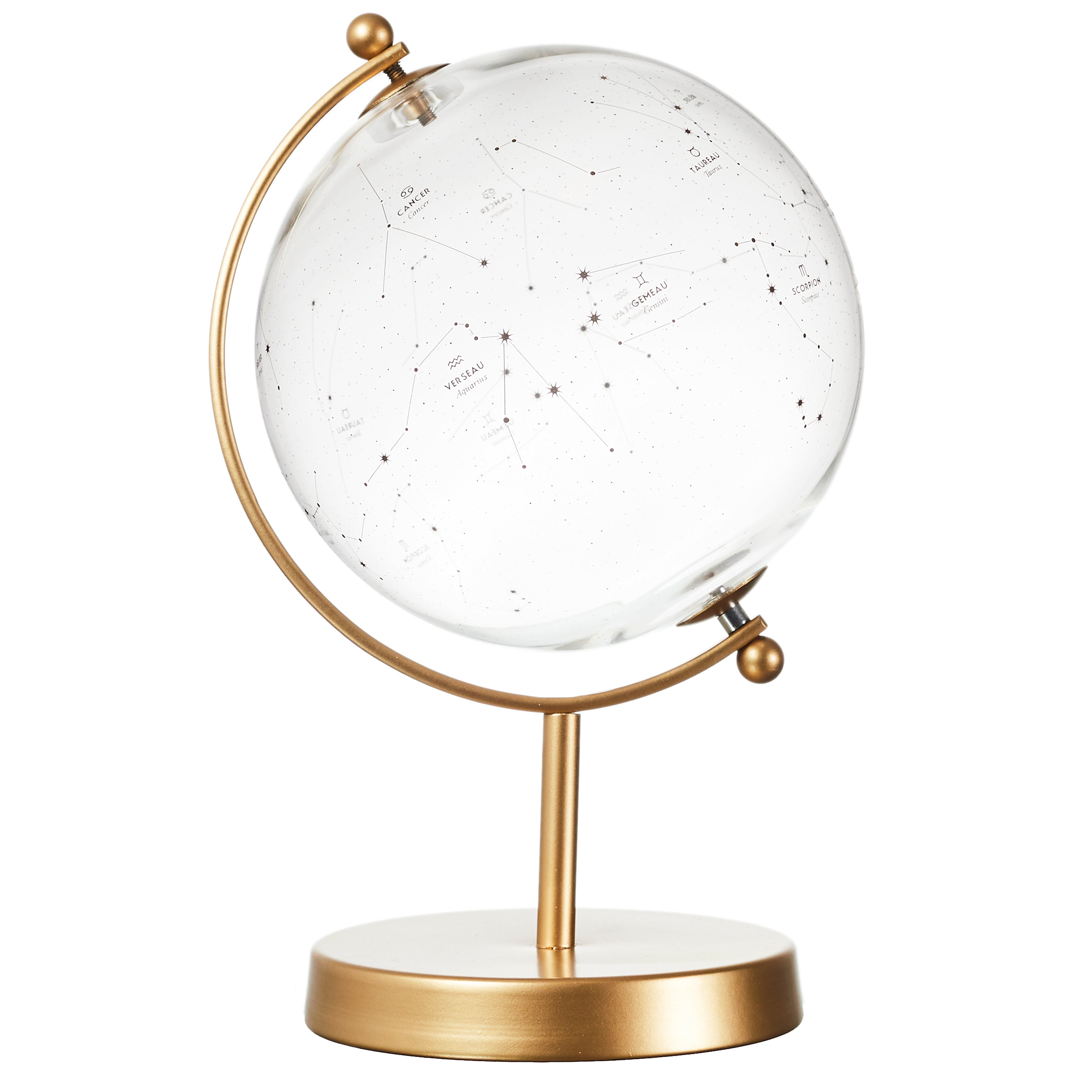 GLOBE DECO VERRE CONSTELLATIONS
