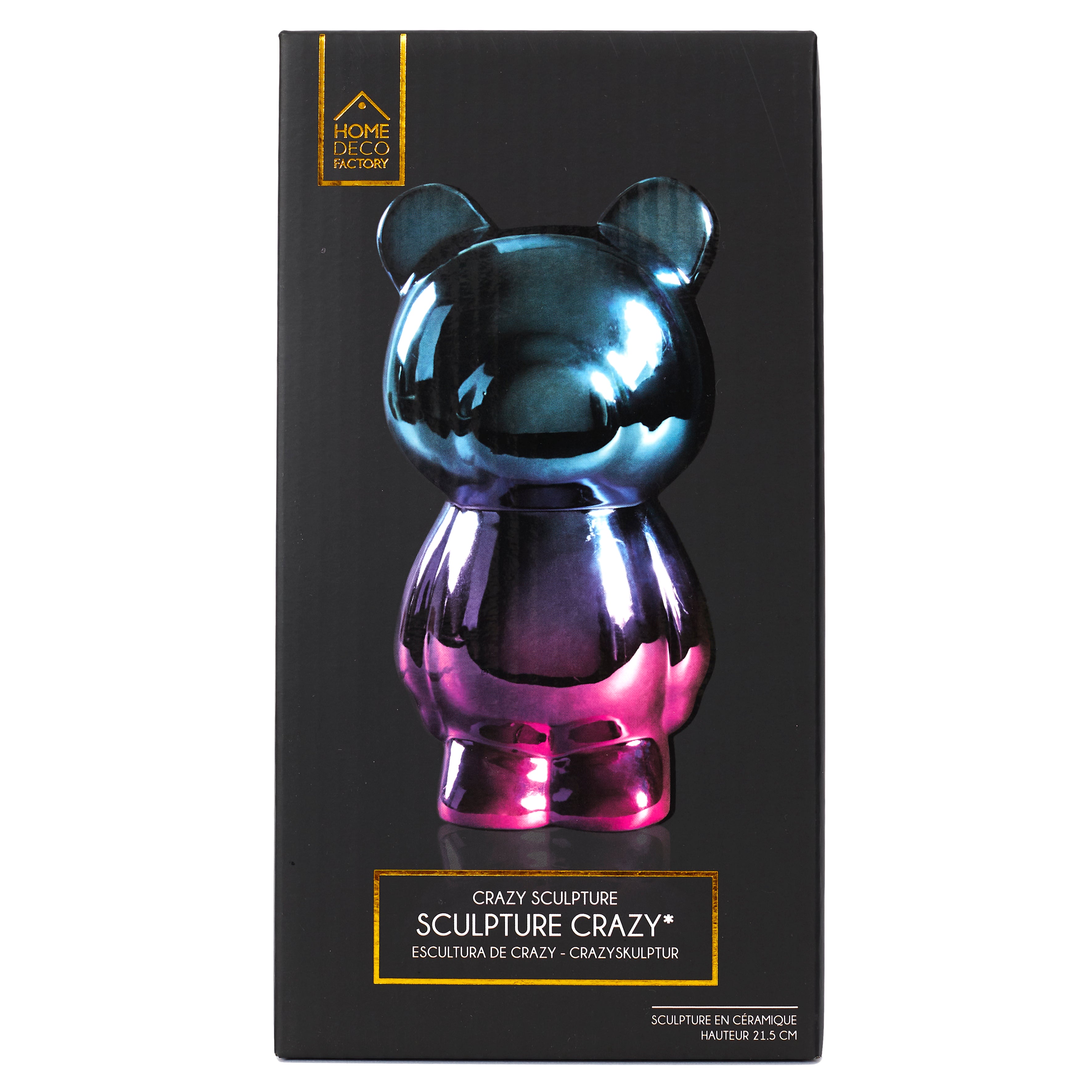 CRAZY ELECTROPLATE H21.5CM