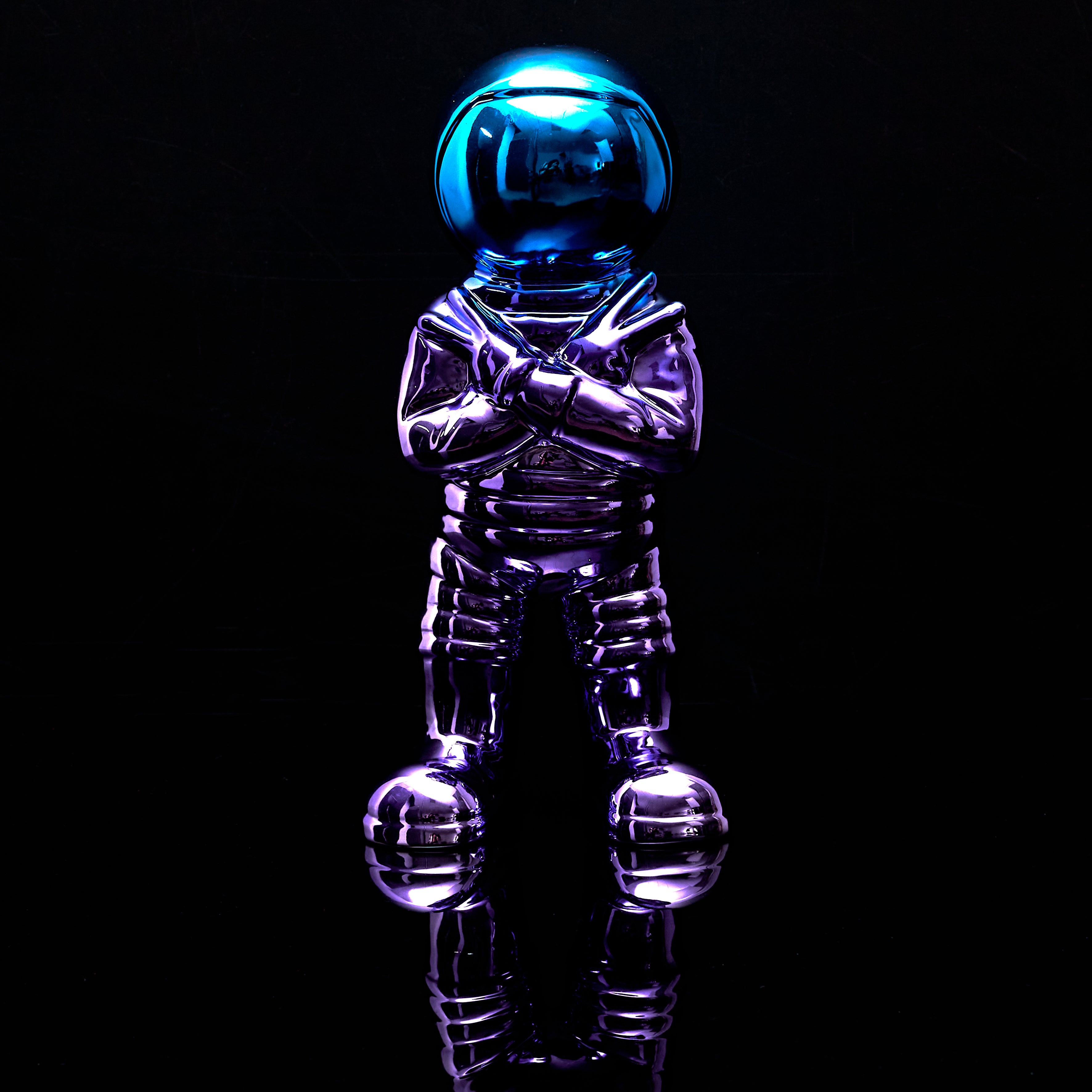 ASTRONAUTE ELECTROPLATE H33CM