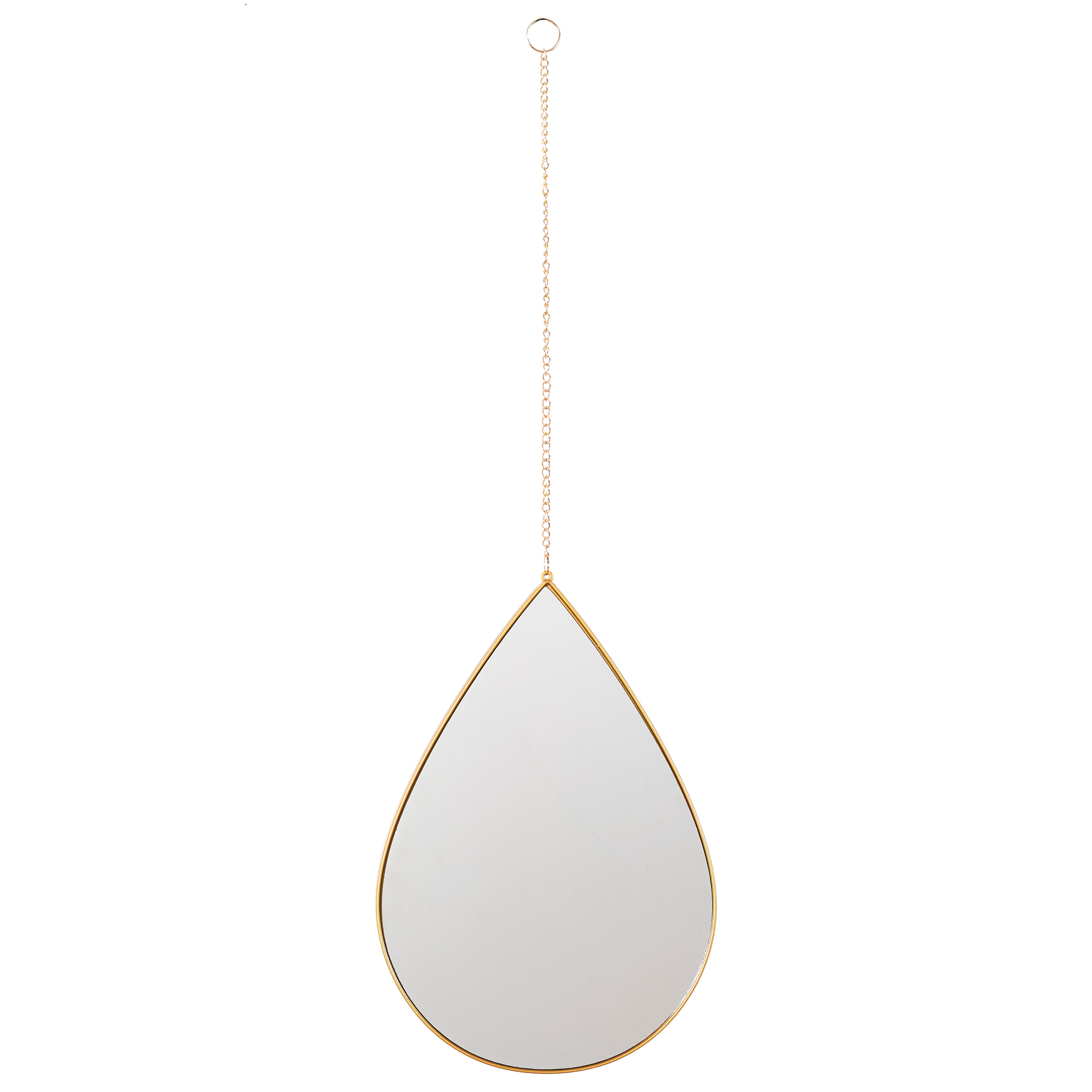 MIROIR DECO GOUTTE SUSPENDU DORE SIXTE X3