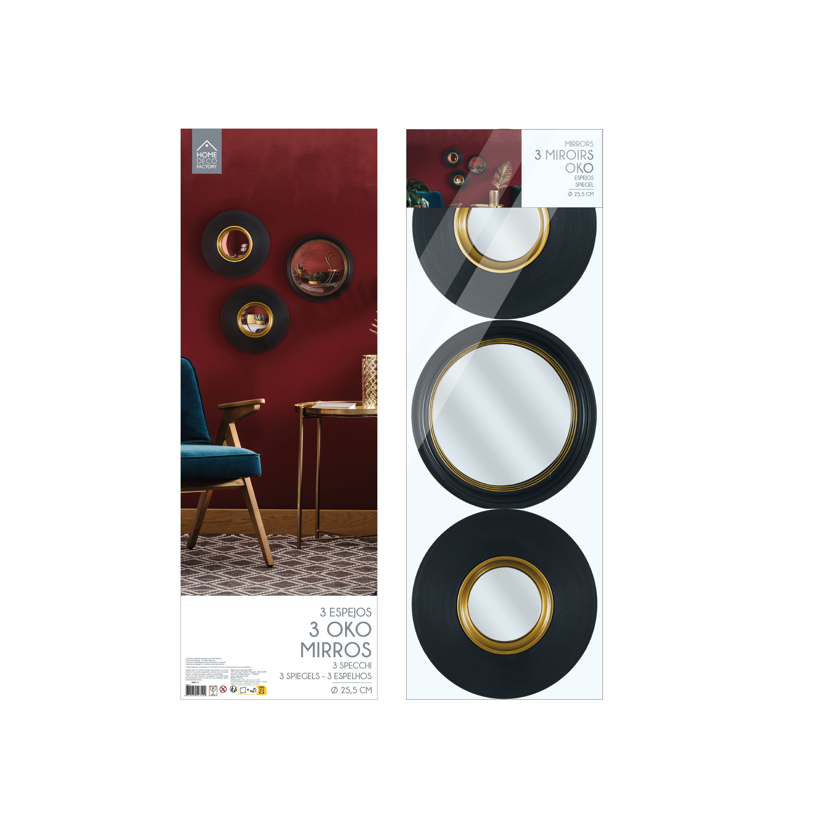 MIROIR CONVEXE D25.5CM OKO X3