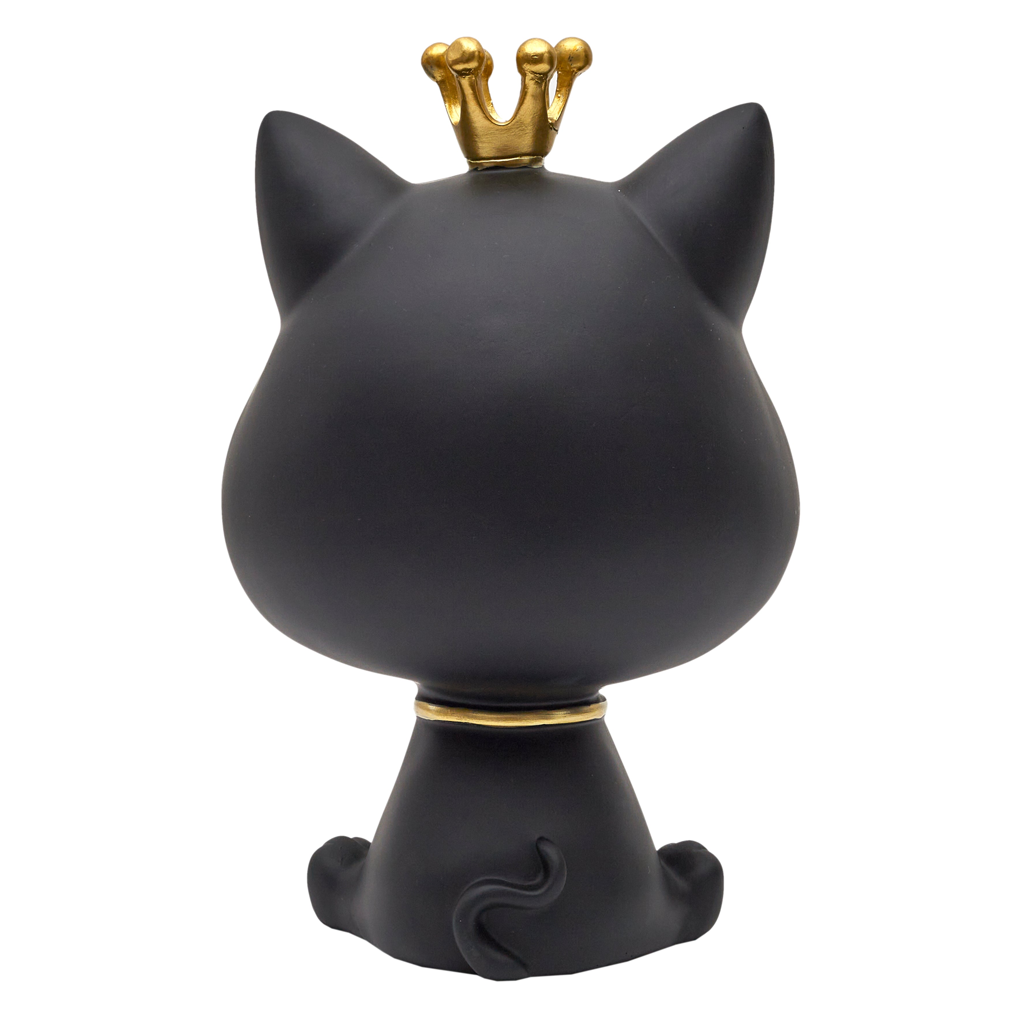 STATUE CHAT NOIR VIDE POCHE