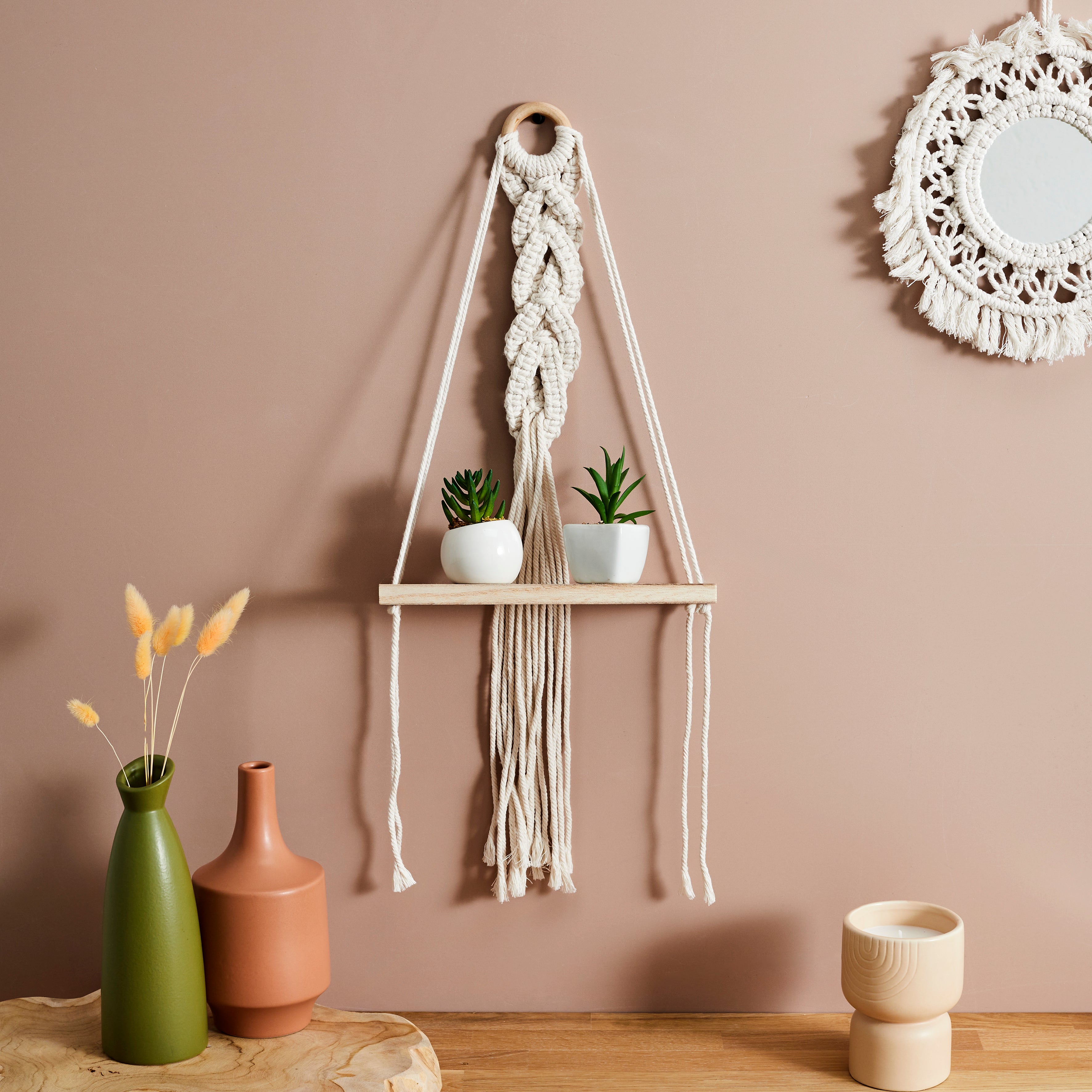 ETAGERE L25CM DECO BOHO