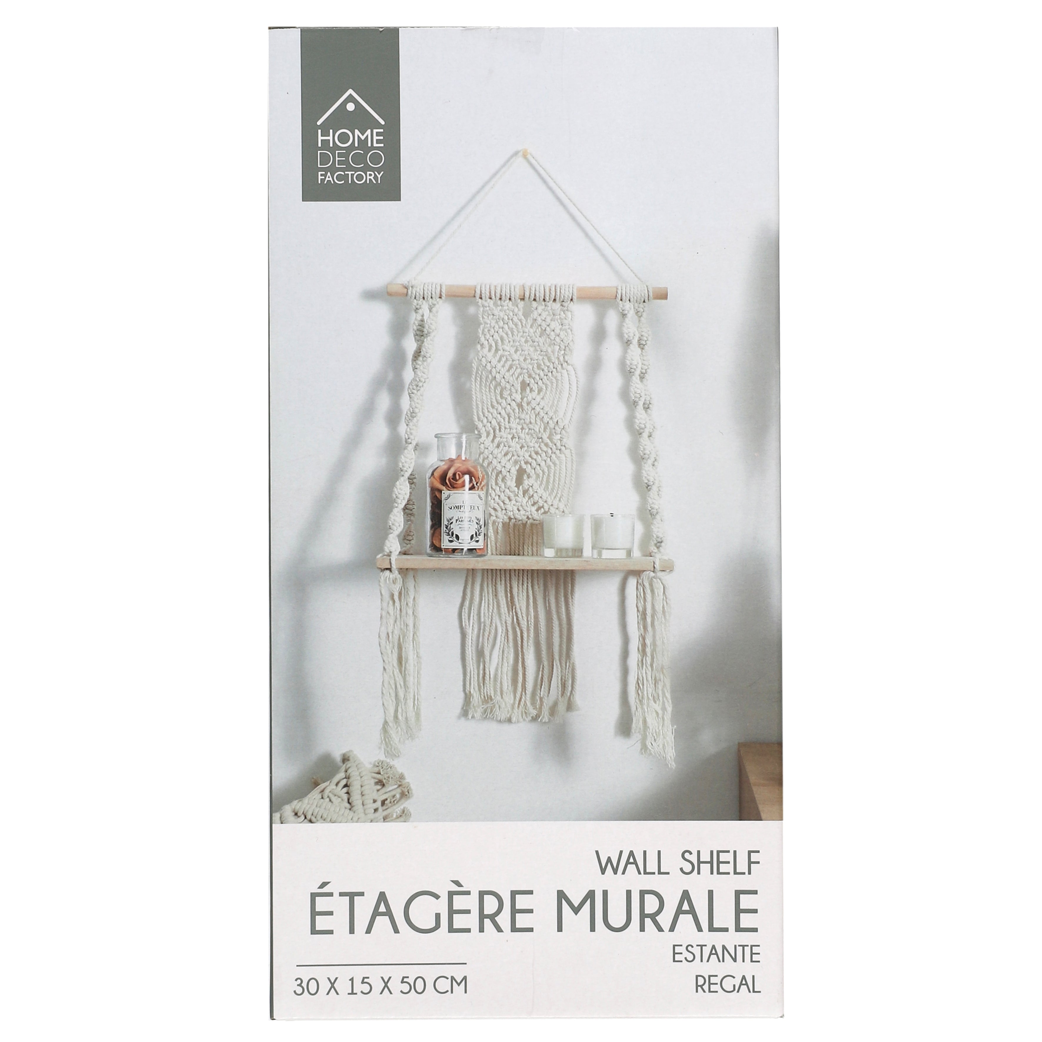 ETAGERE L30CM DECO BOHO