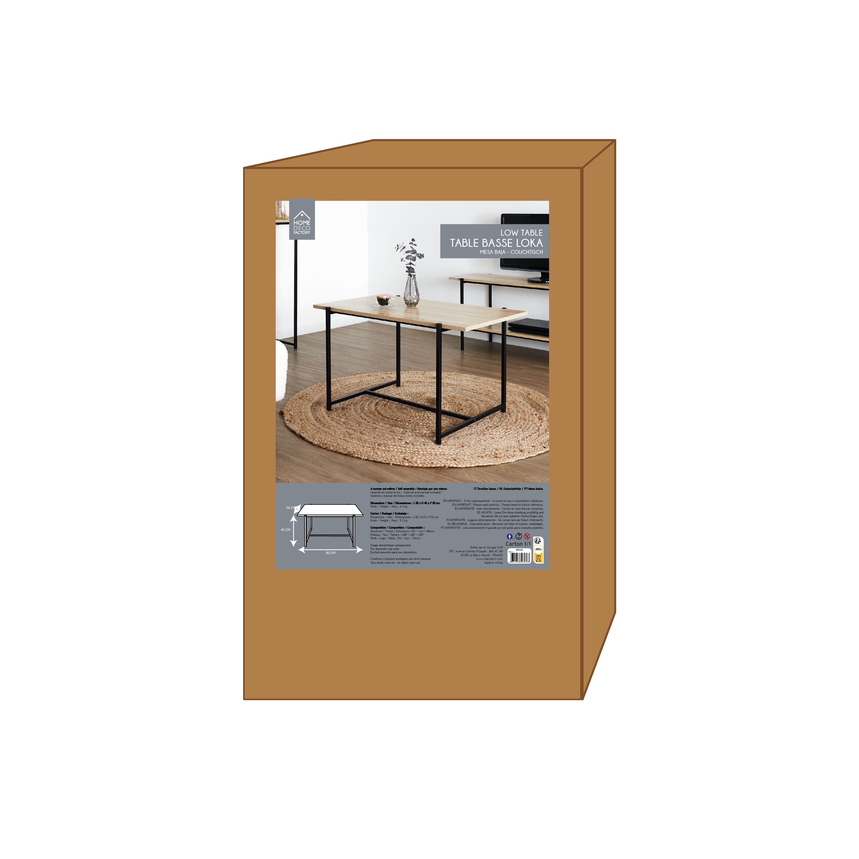 TABLE BASSE LOKA