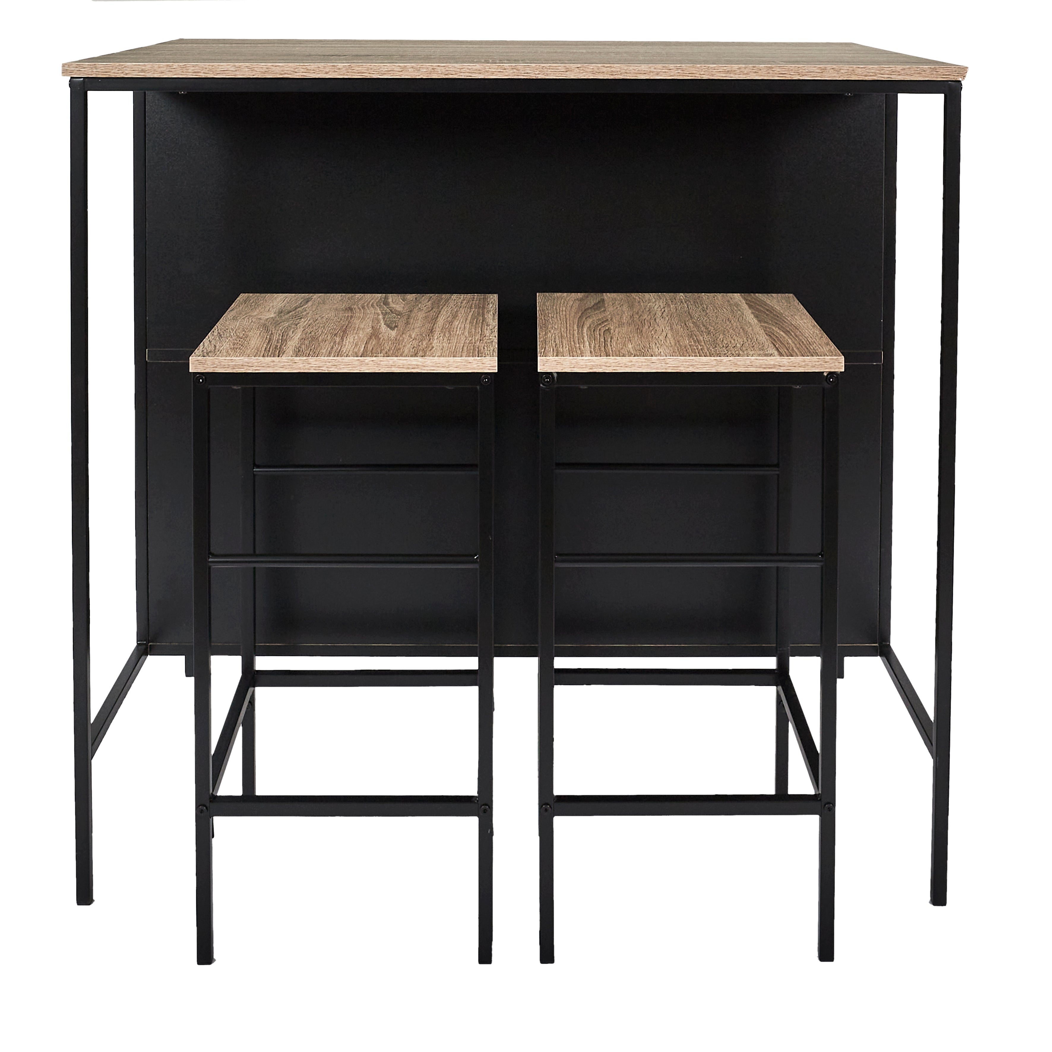 TABLE ILOT 2 TABOURETS LOKA
