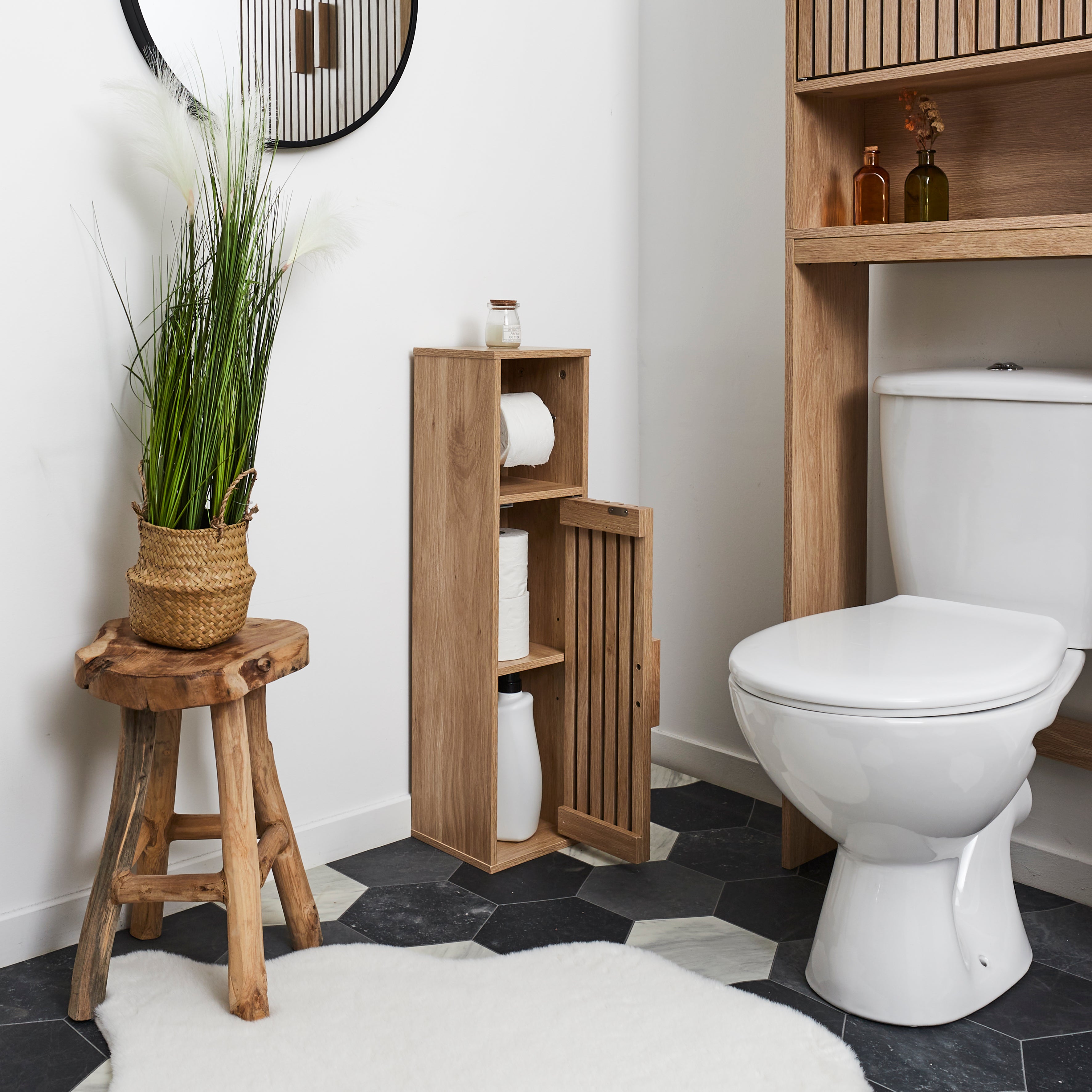 MEUBLE DEROULEUR PAPIER WC KLAUS