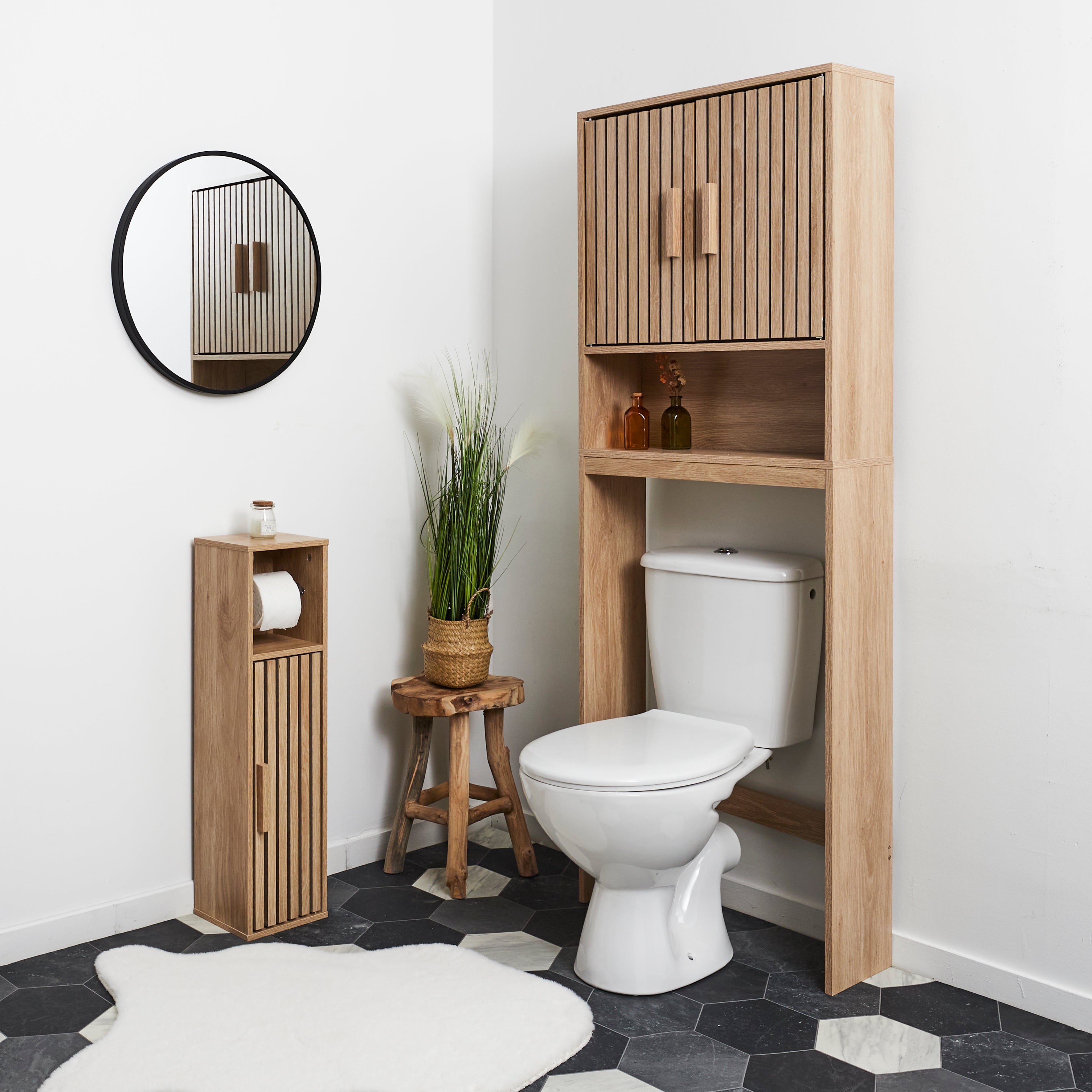MEUBLE DEROULEUR PAPIER WC KLAUS