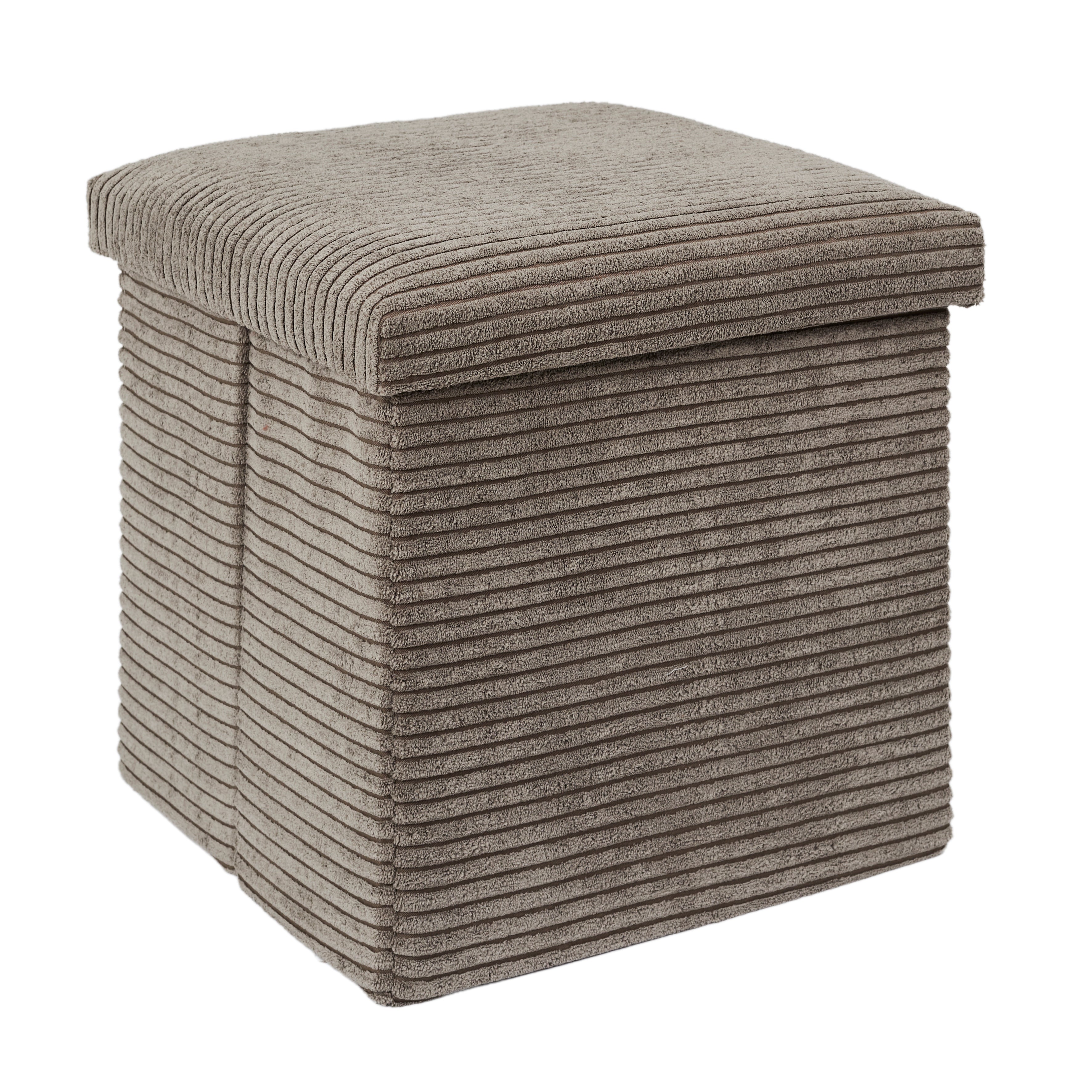 COFFRE POUF PLIABLE COTELE SCOTT TAUPE