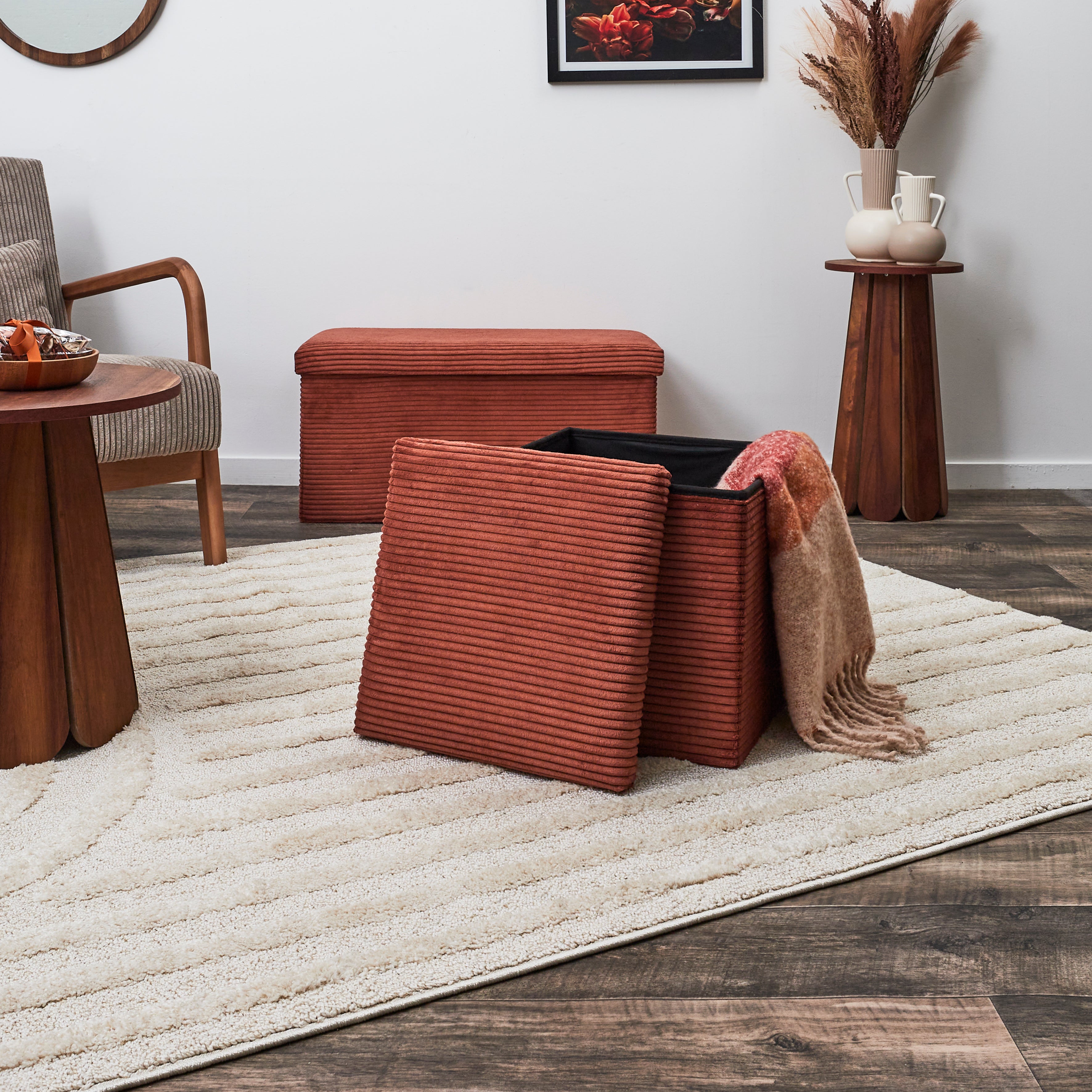 COFFRE POUF PLIABLE COTELE SCOTT TERRA
