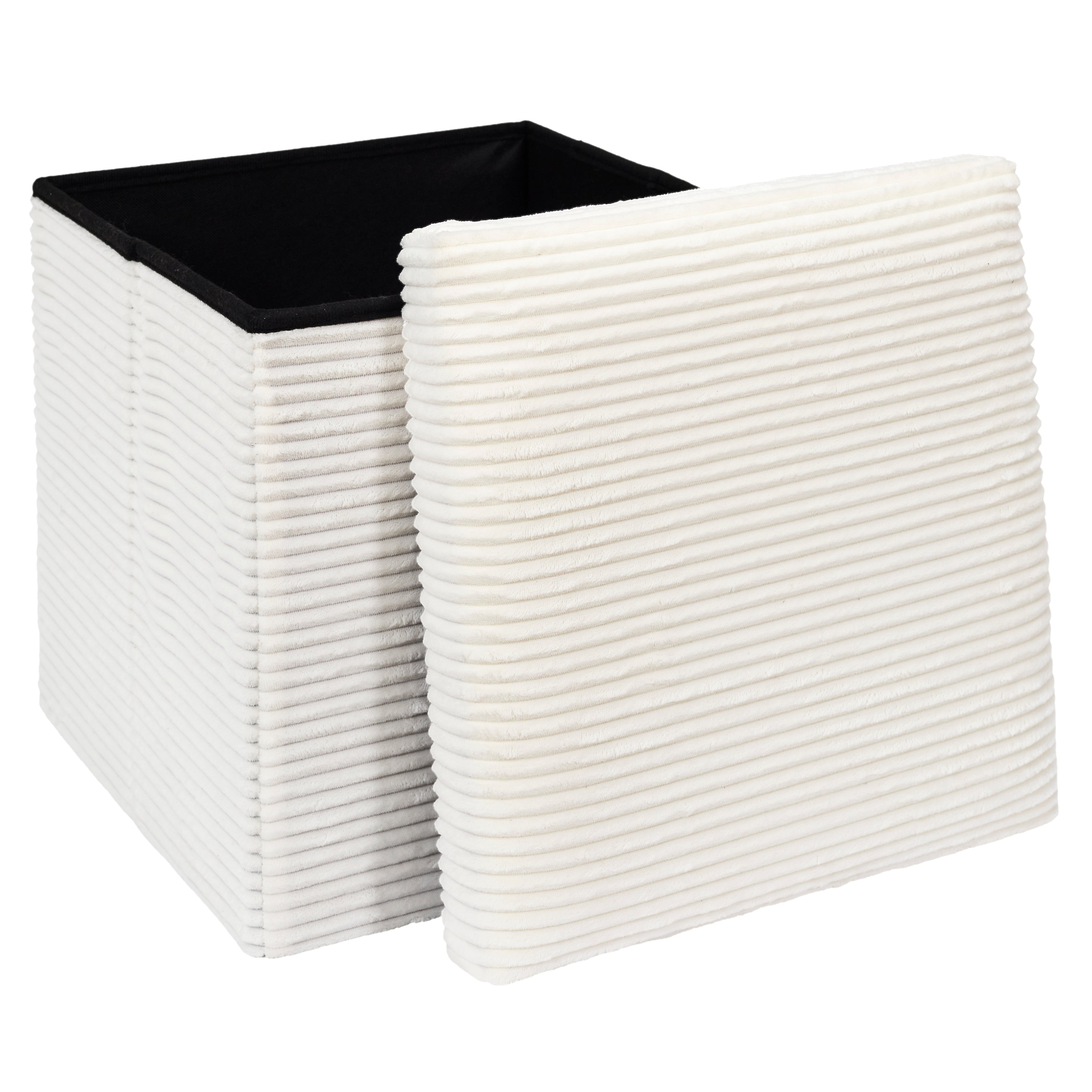 COFFRE POUF PLIABLE COTELE SCOTT BEIGE