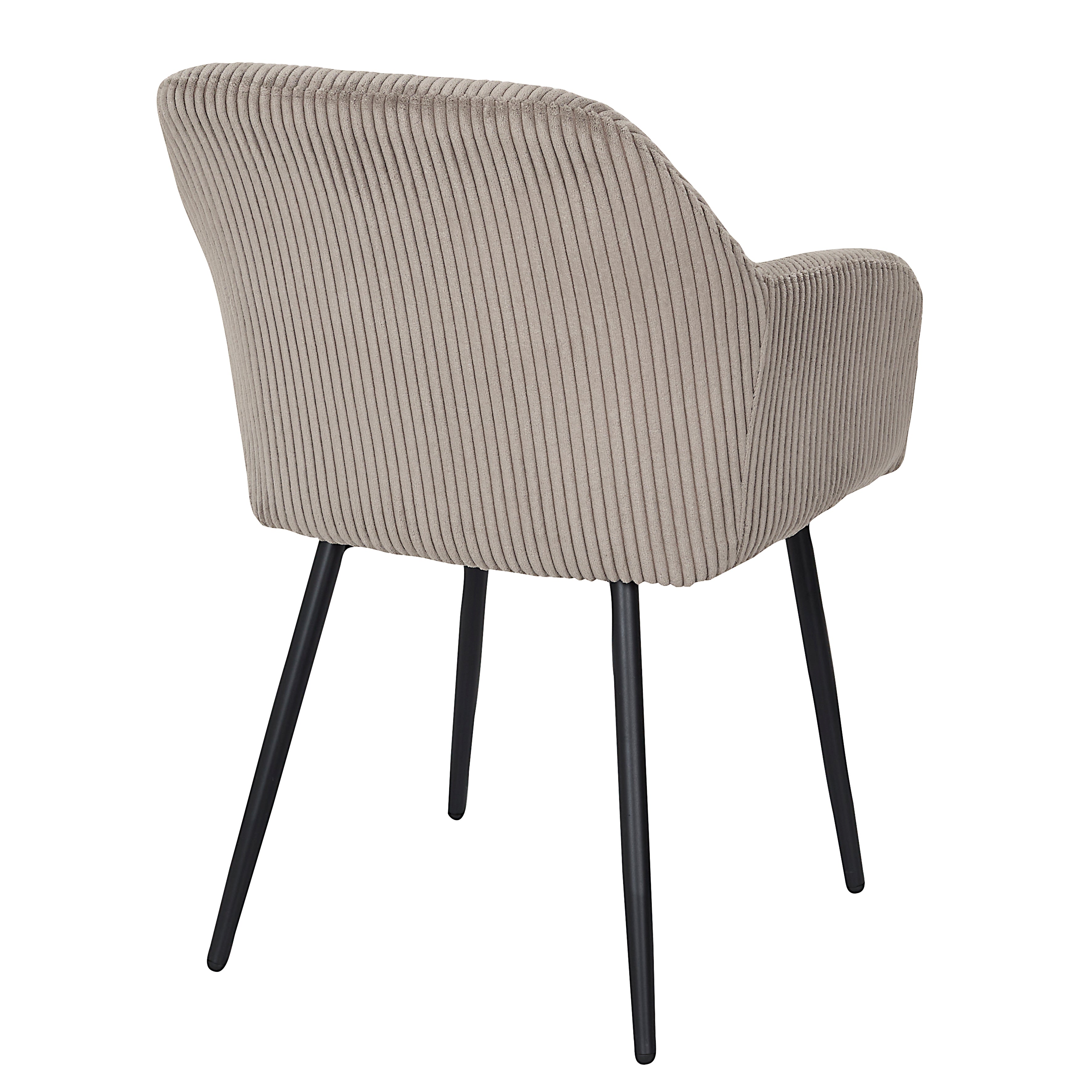 FAUTEUIL COTELE SCOTT TAUPE - LOT DE 2
