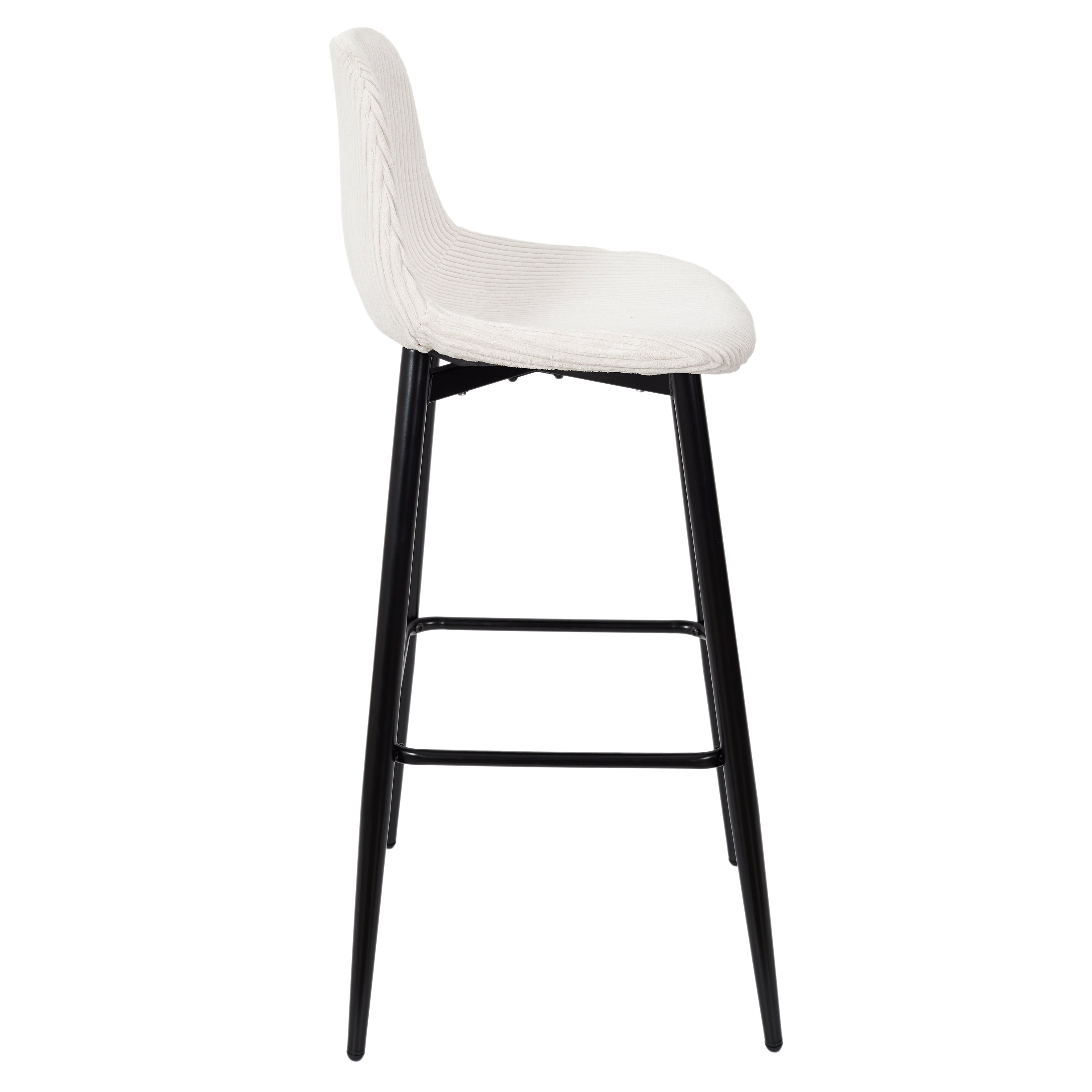 CHAISE DE BAR COTELE SCOTT BEIGE - LOT DE 2