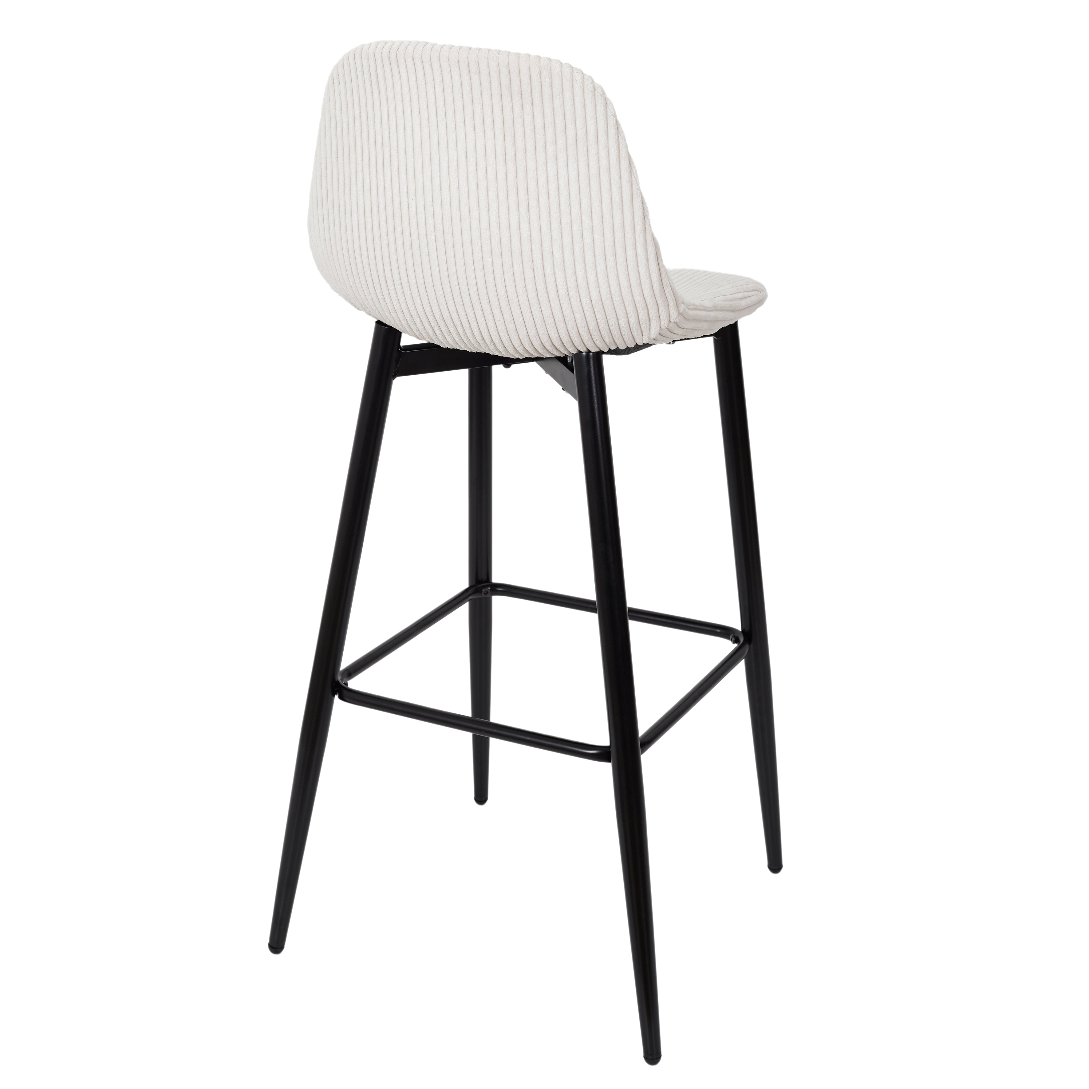 CHAISE DE BAR COTELE SCOTT BEIGE - LOT DE 2