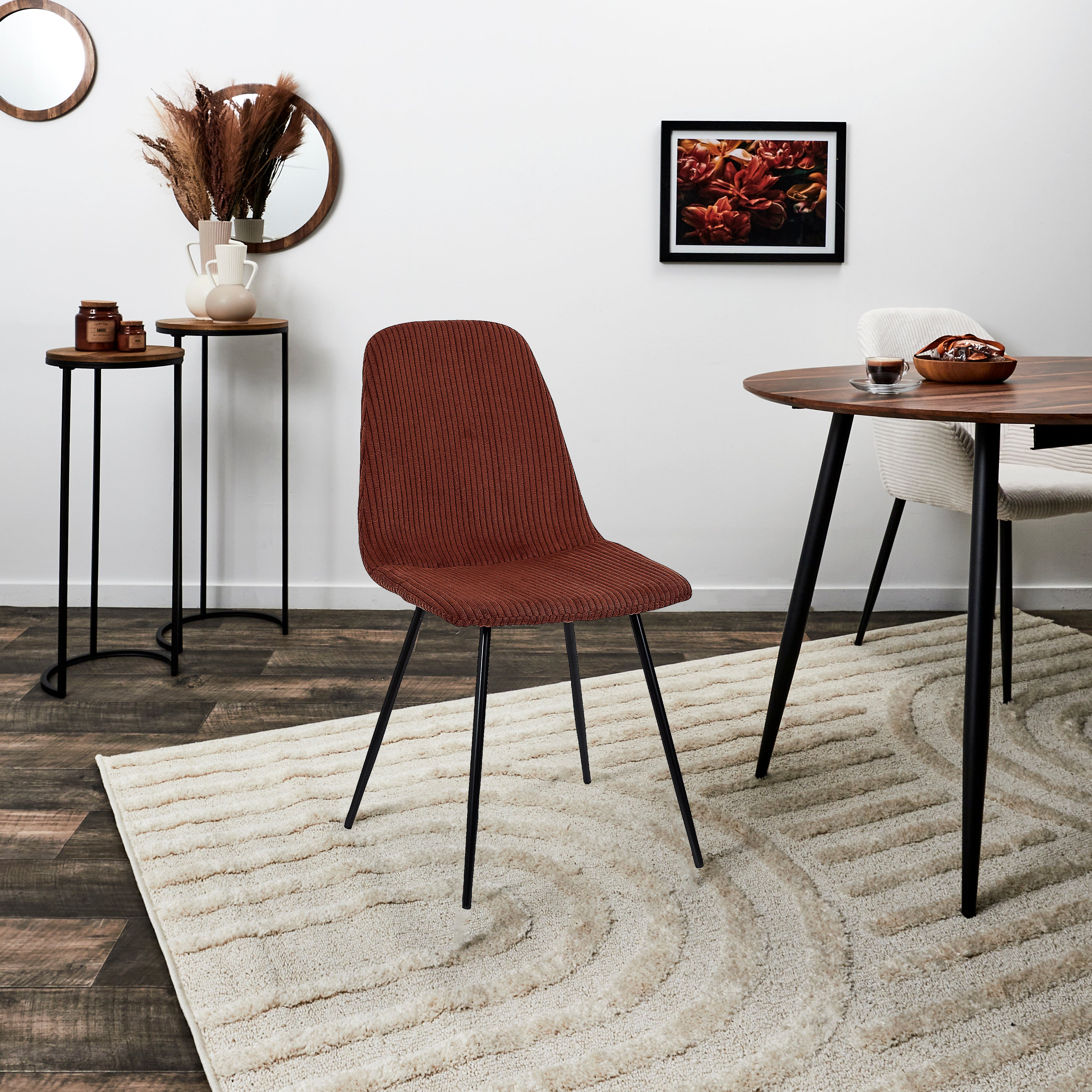 CHAISE COTELE SCOTT TERRACOTTA - LOT DE 4