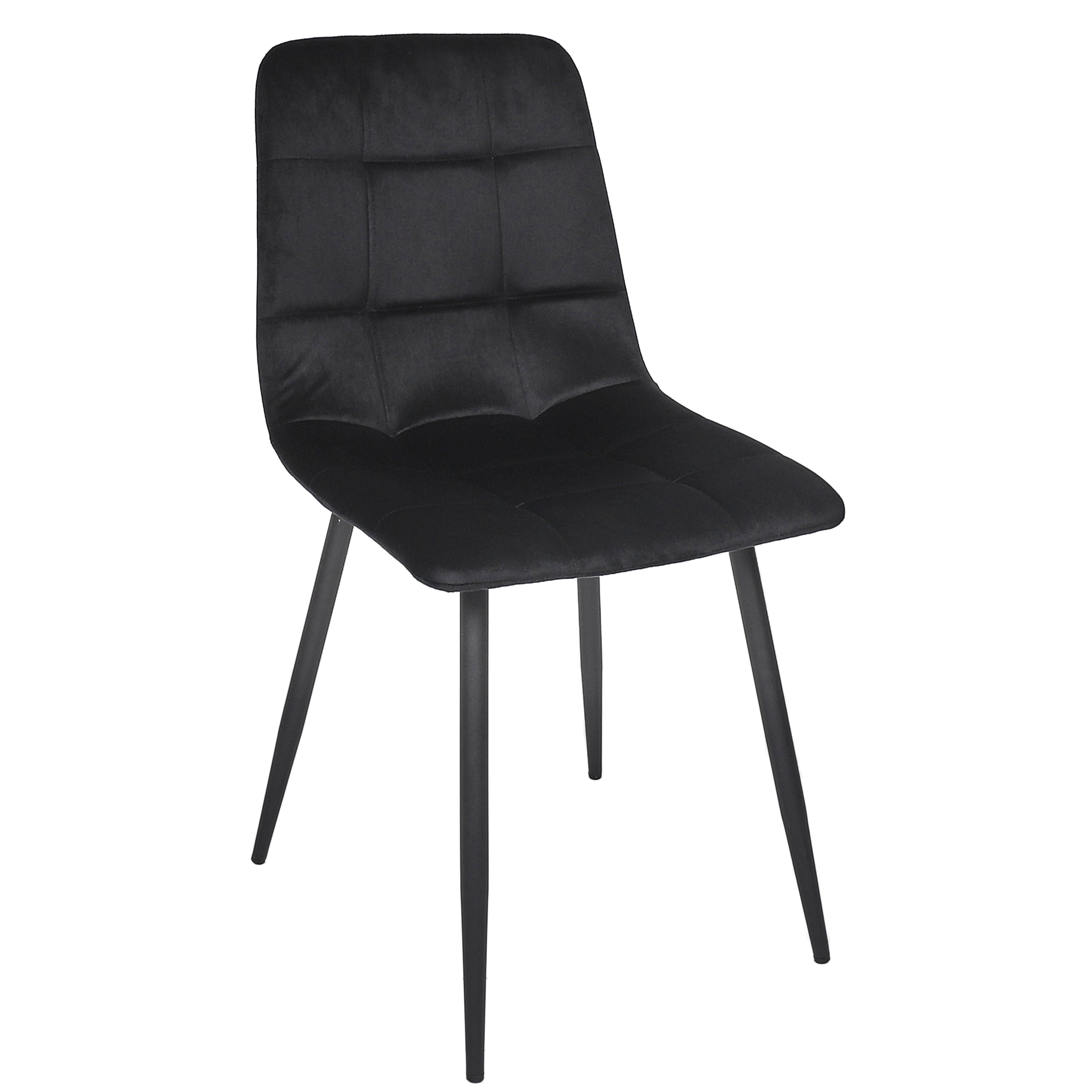 CHAISE MATEO NOIR - LOT DE 4