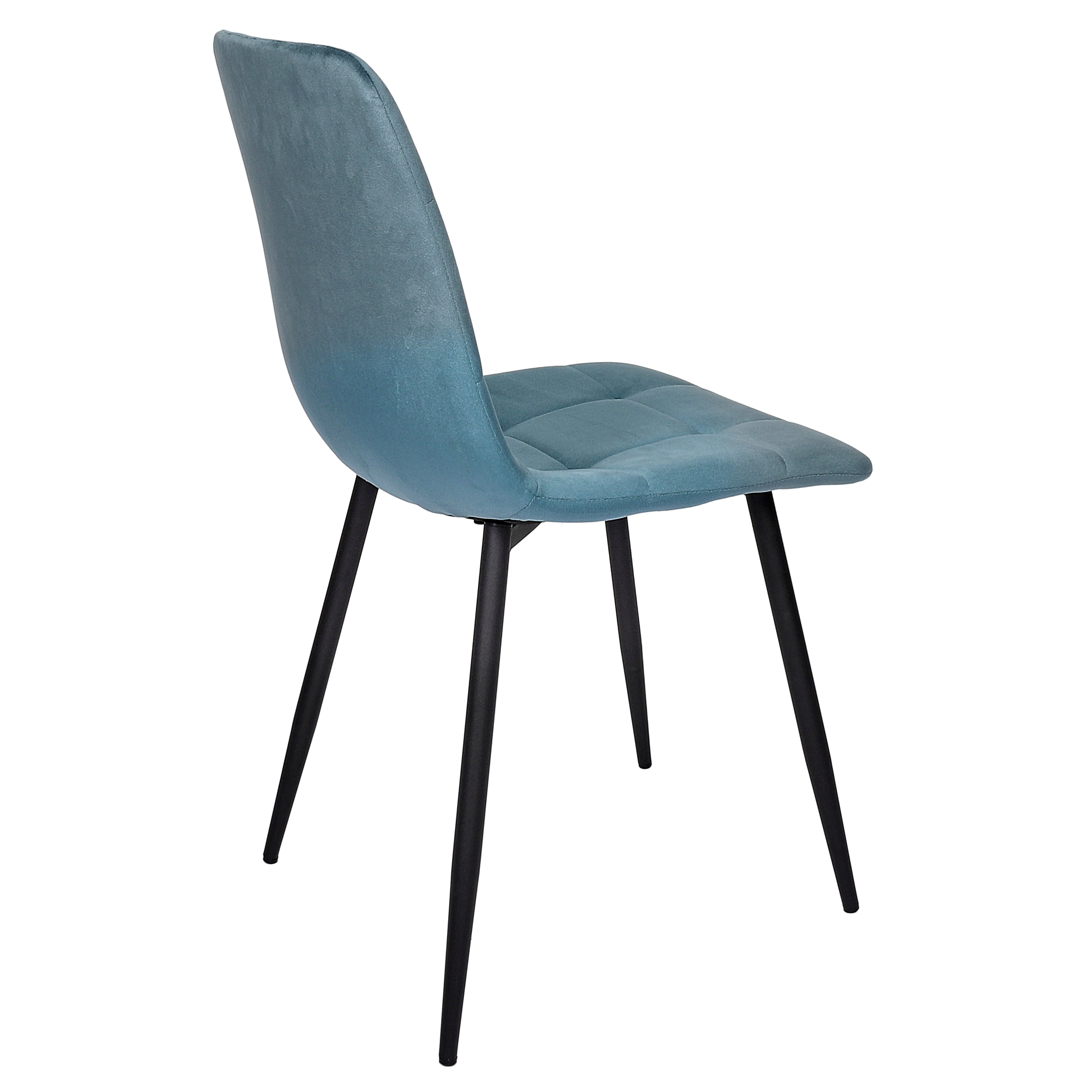 CHAISE MATEO BLEU CANARD - LOT DE 4