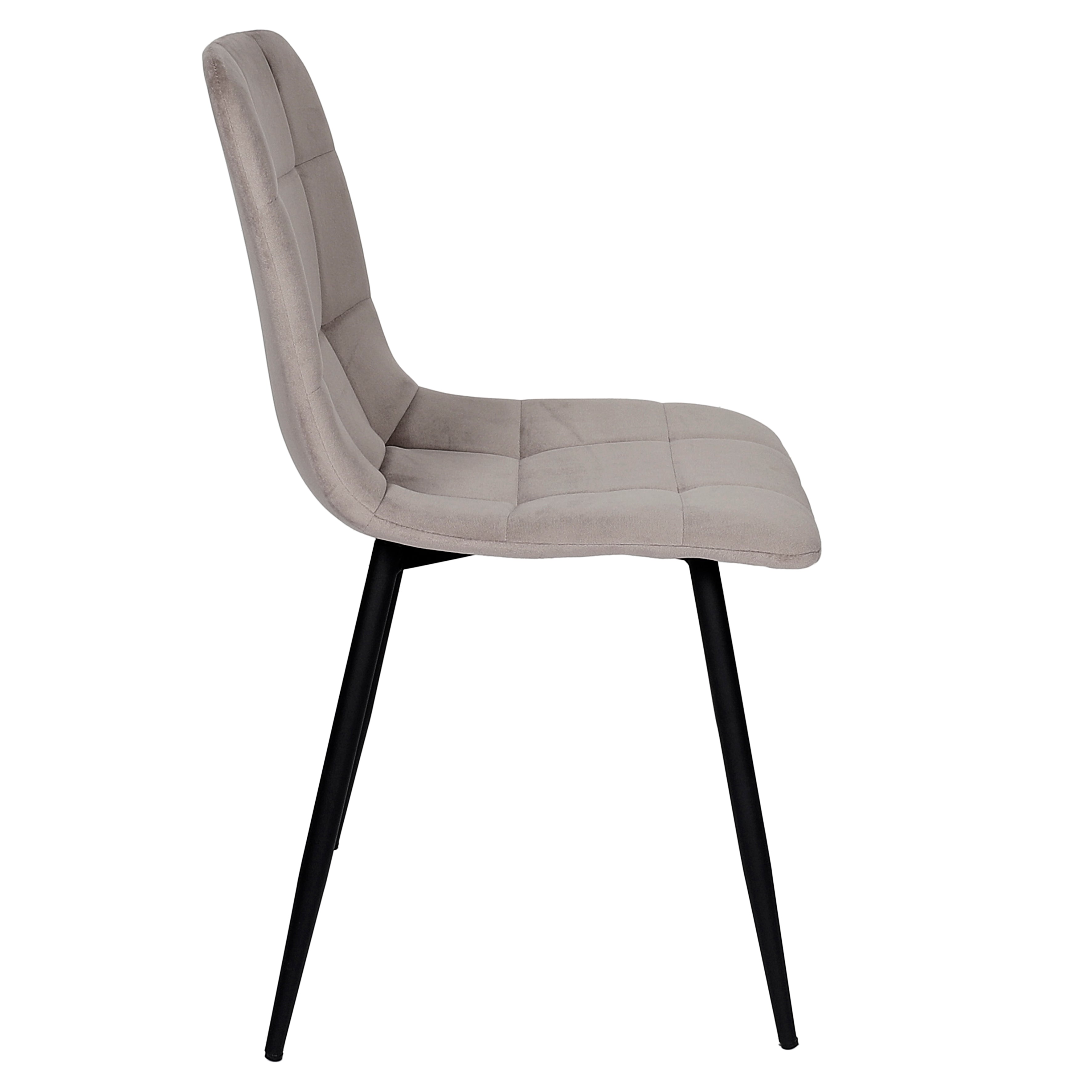 CHAISE MATEO TAUPE - LOT DE 4