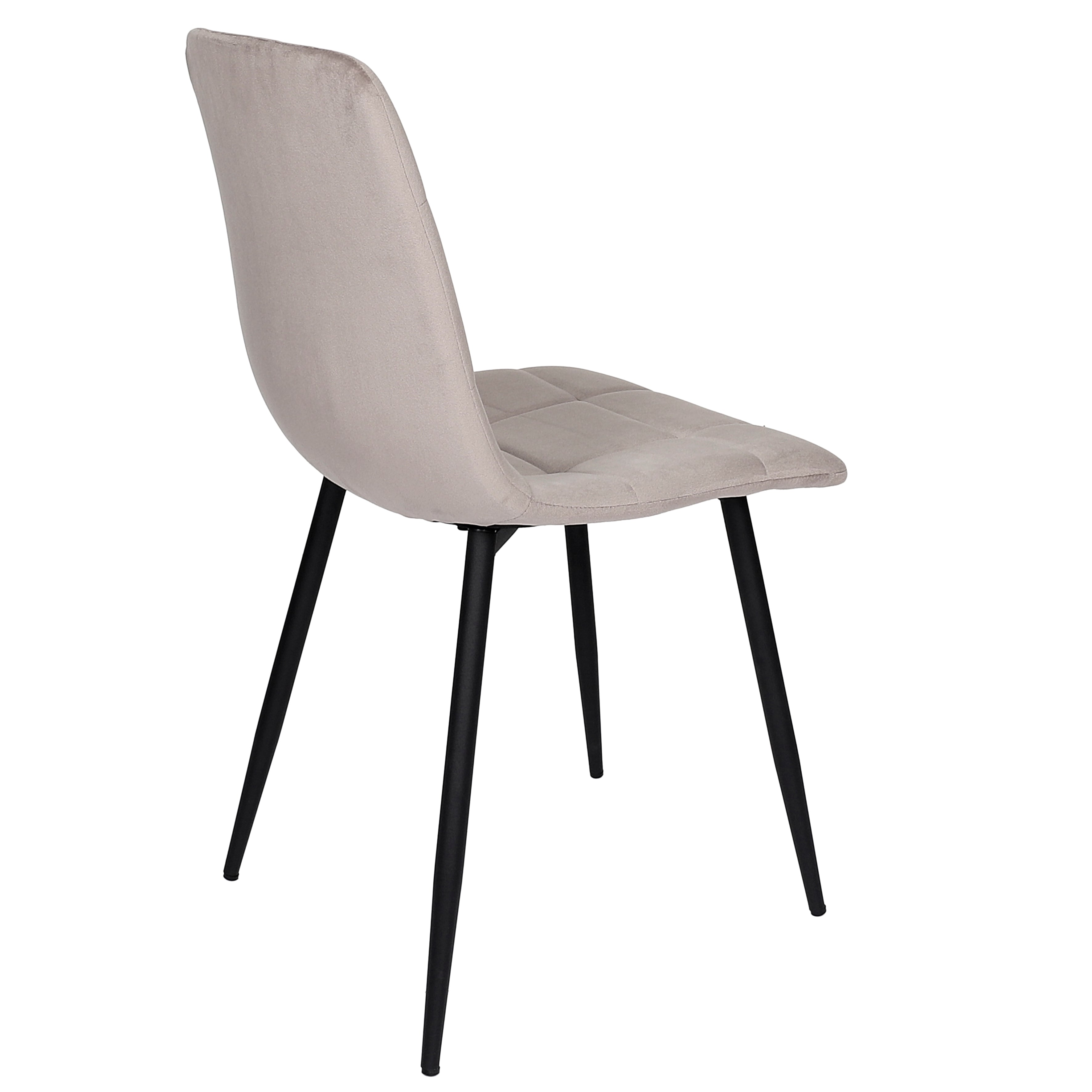 CHAISE MATEO TAUPE - LOT DE 4