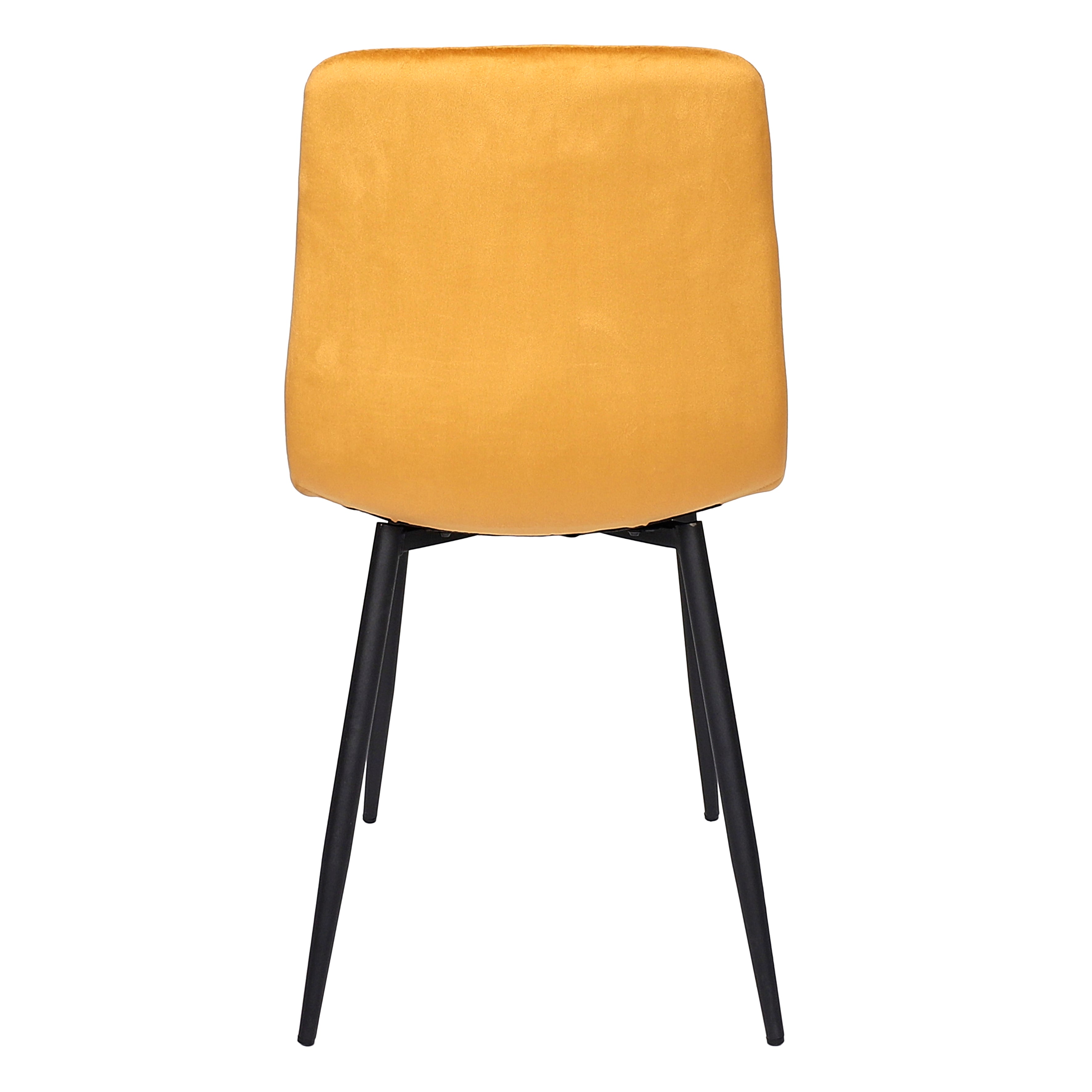 CHAISE MATEO JAUNE MOUTARDE - LOT DE 4