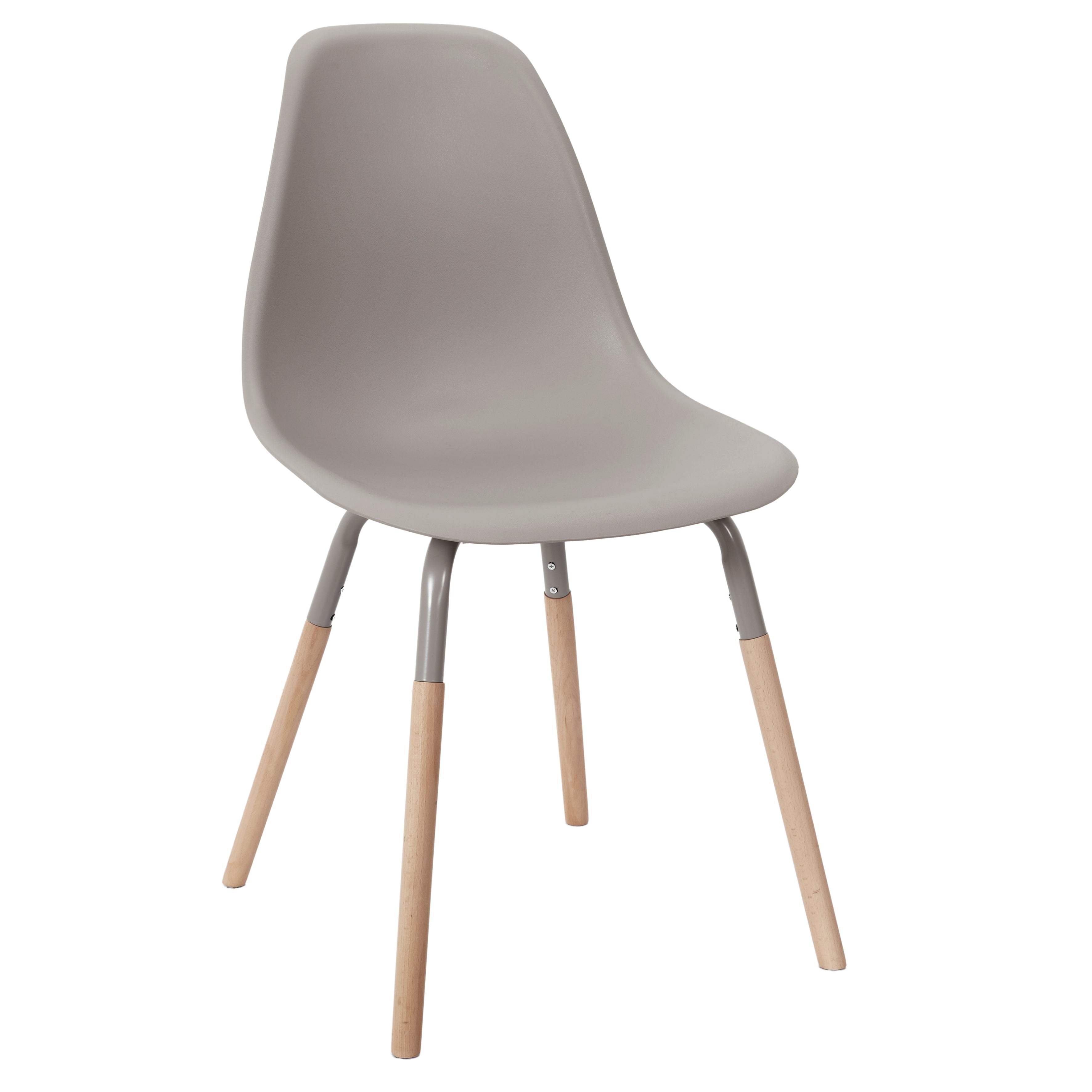 CHAISE PP PHENIX TAUPE HOME DECO FACTORY - LOT DE 4