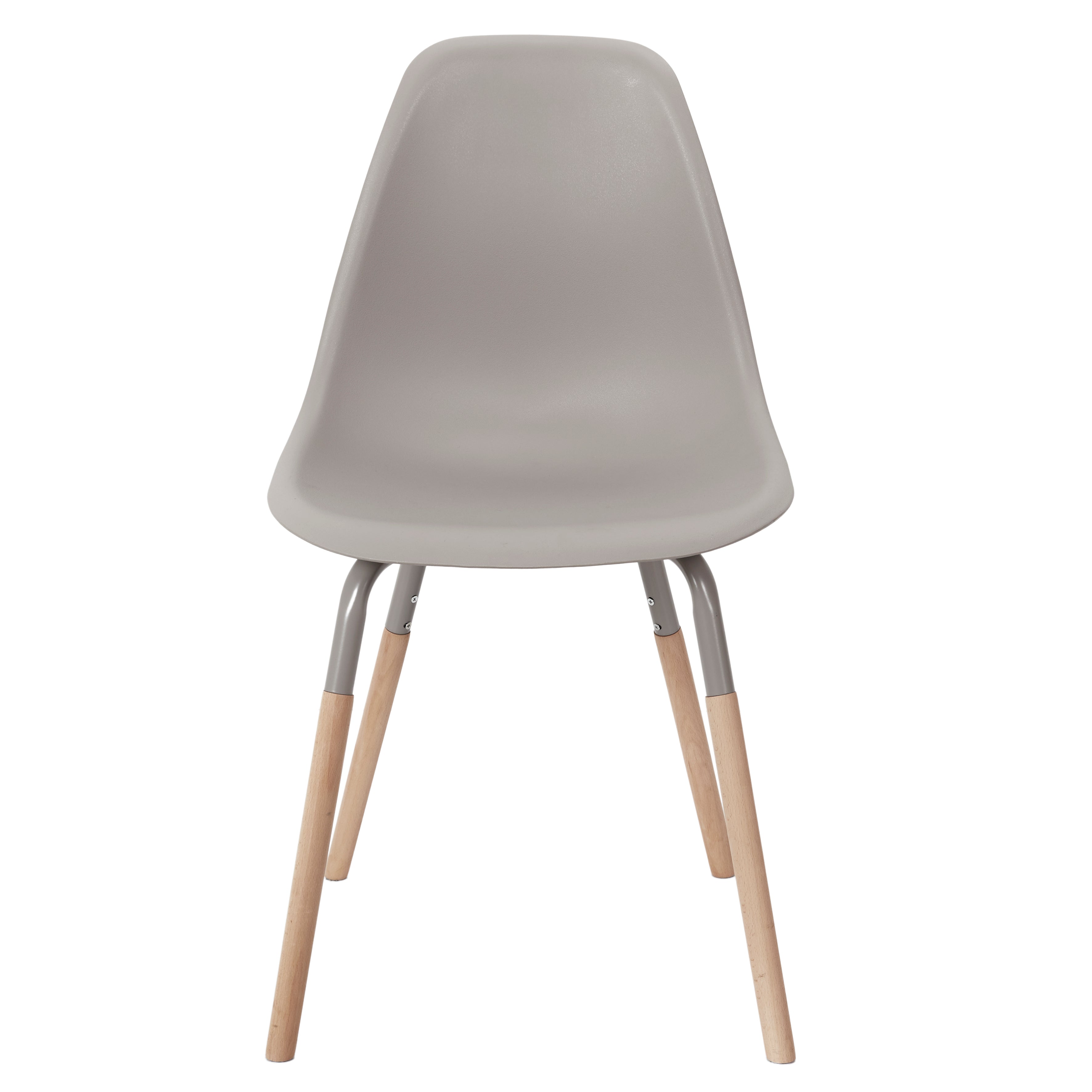 CHAISE PP PHENIX TAUPE HOME DECO FACTORY - LOT DE 4