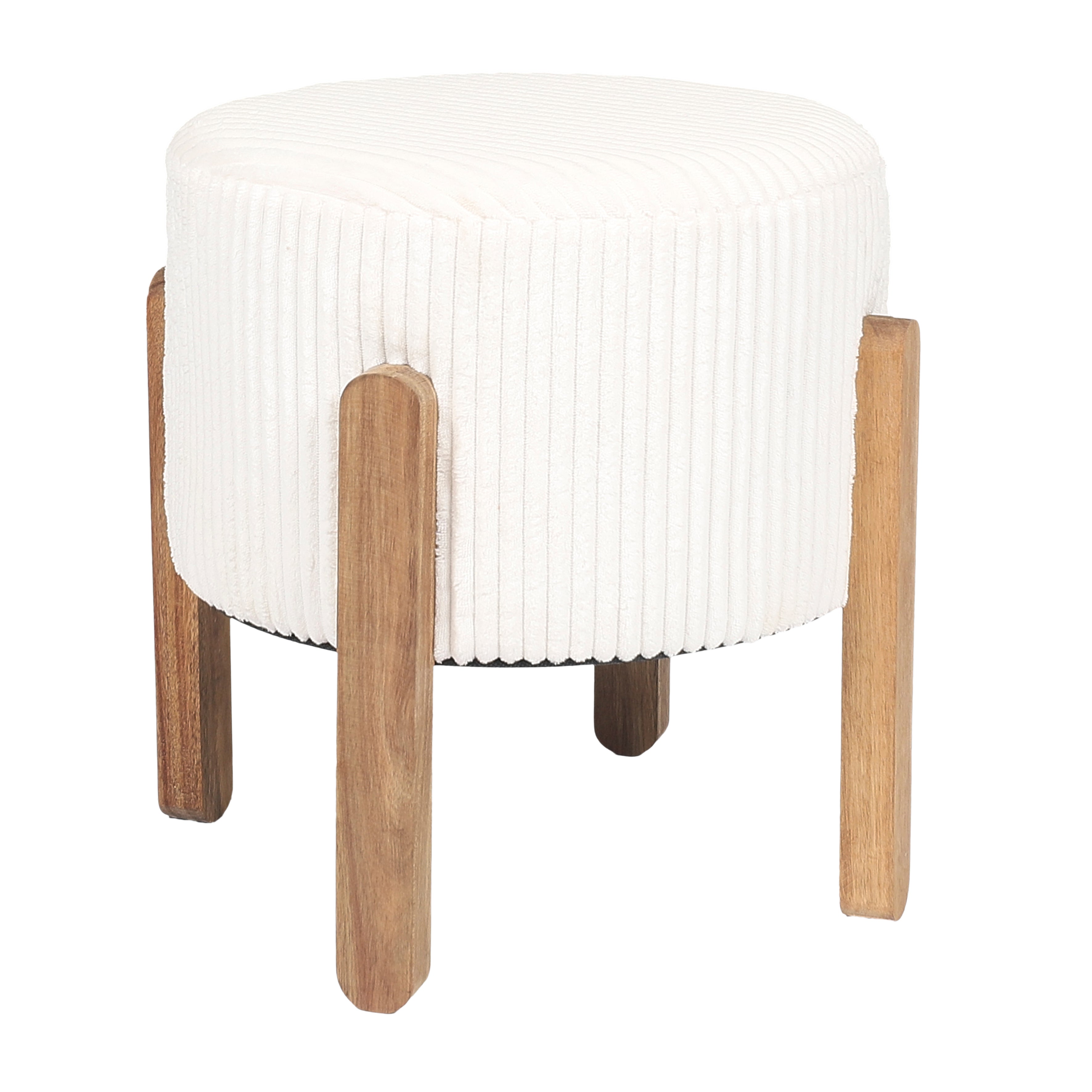 TABOURET COTELE SCOTT BEIGE - LOT DE 2
