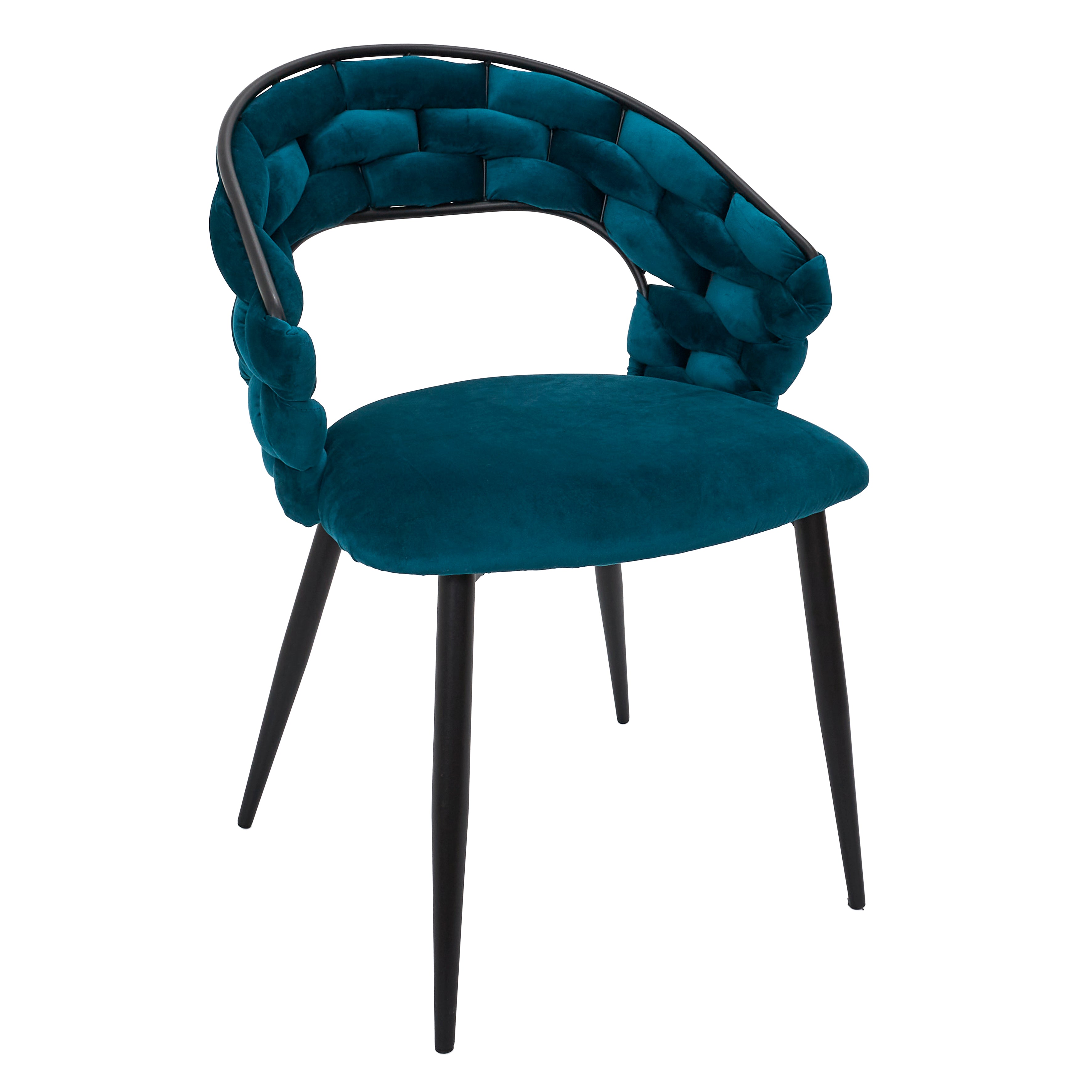 FAUTEUIL SAWYER BLEU CANARD A1 - LOT DE 2