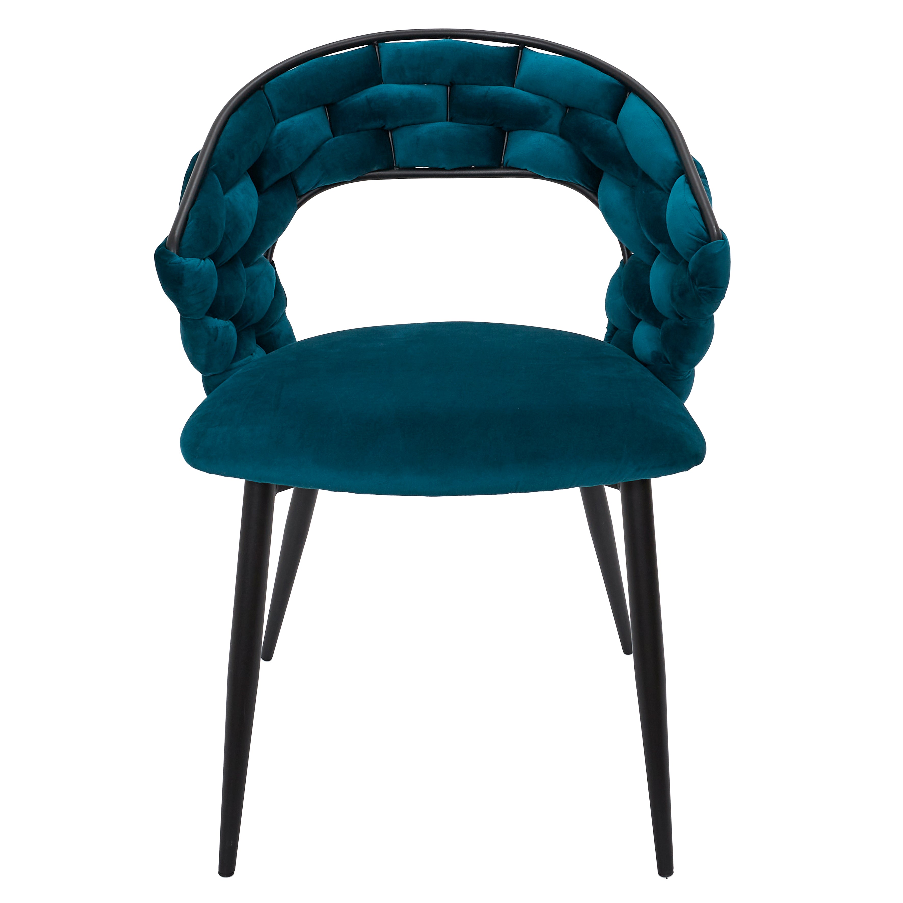 FAUTEUIL SAWYER BLEU CANARD A1 - LOT DE 2