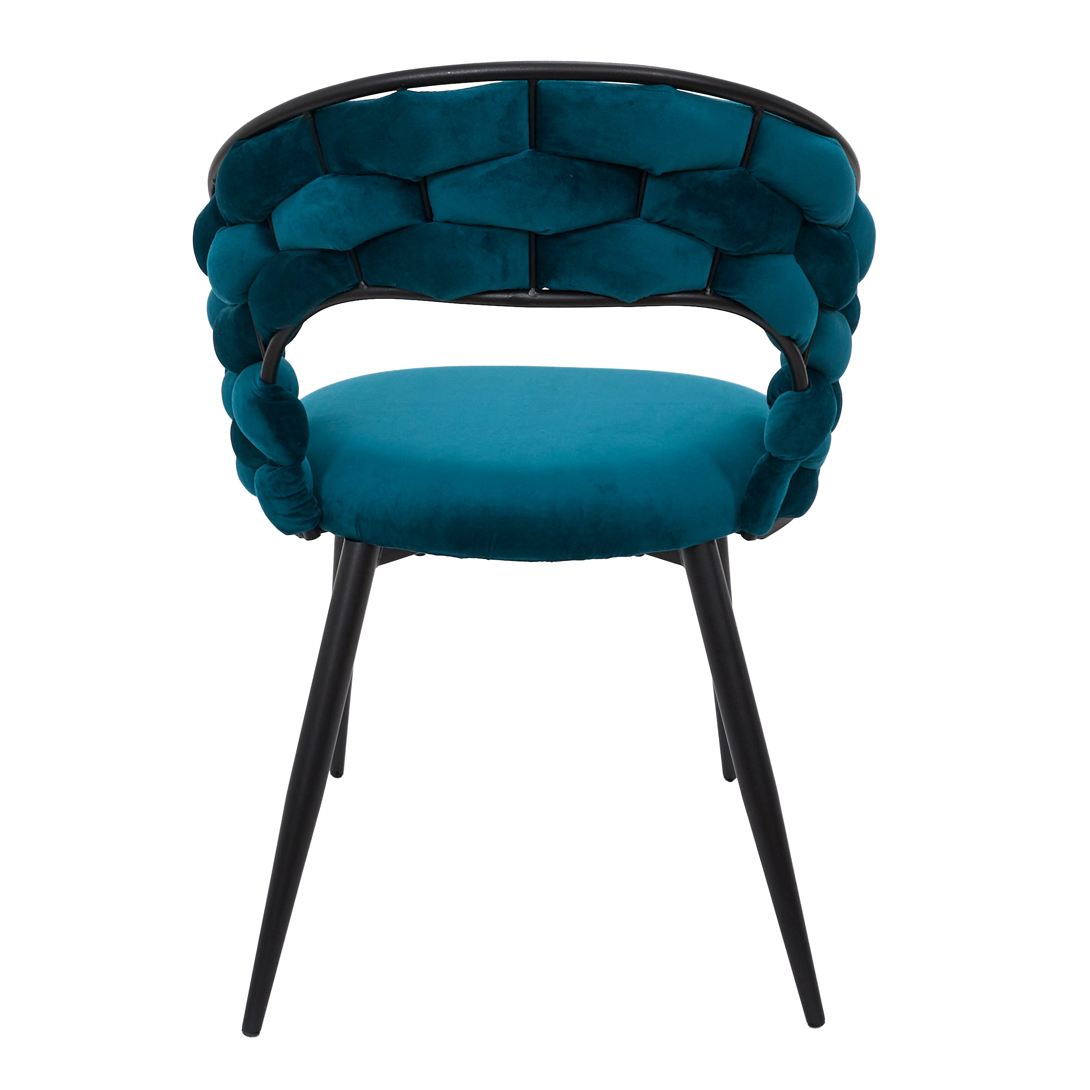 FAUTEUIL SAWYER BLEU CANARD A1 - LOT DE 2