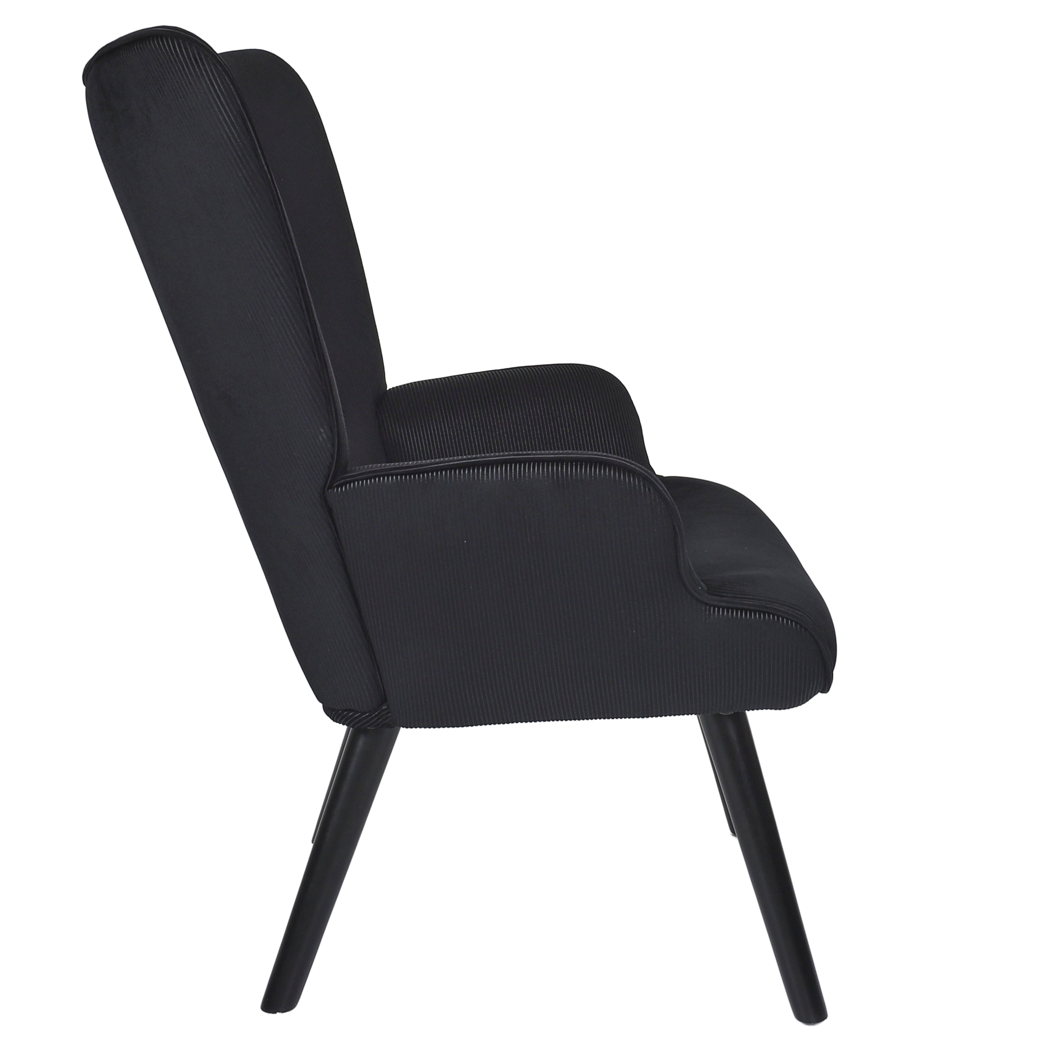 FAUTEUIL DE SALON GIULIA NOIR A1