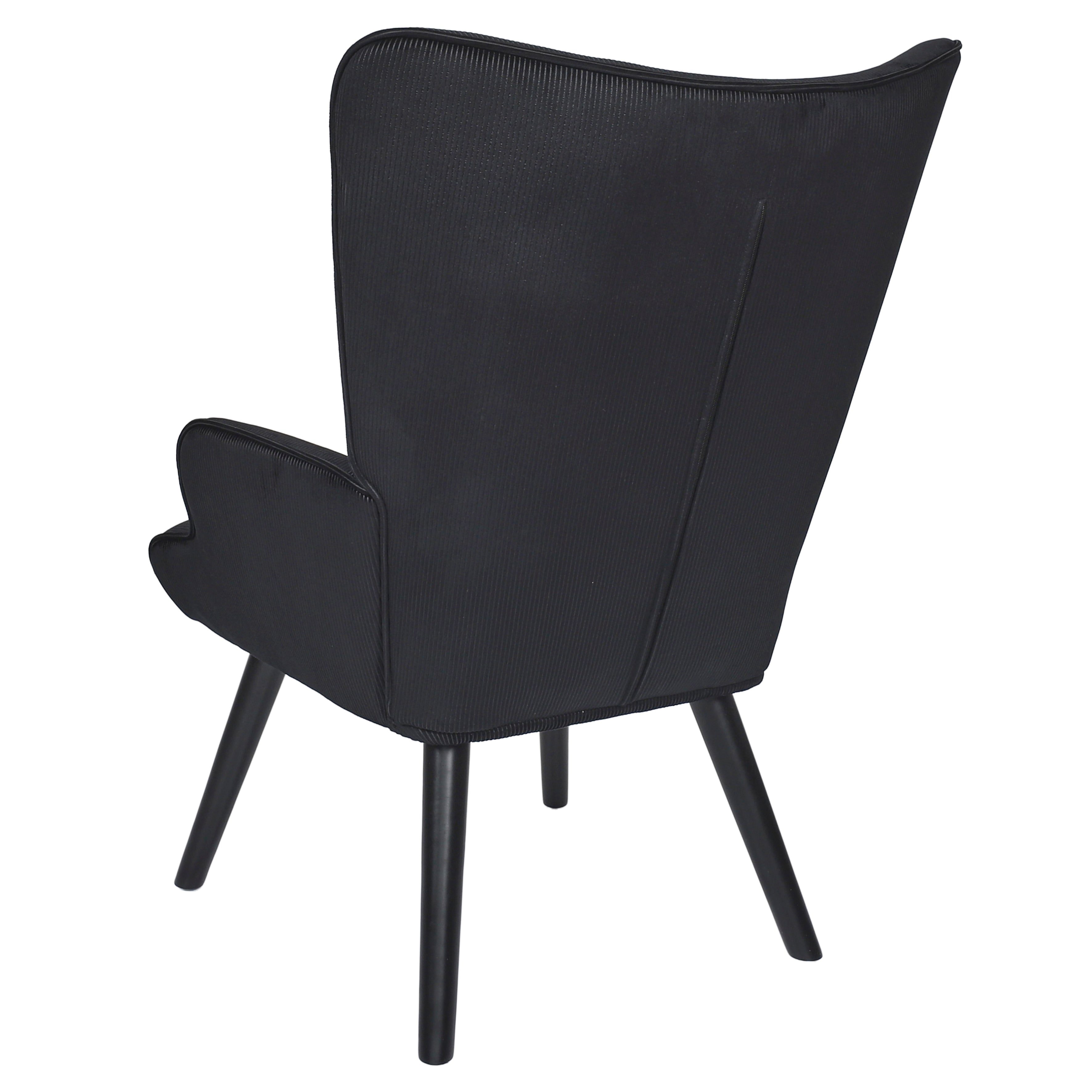 FAUTEUIL DE SALON GIULIA NOIR A1