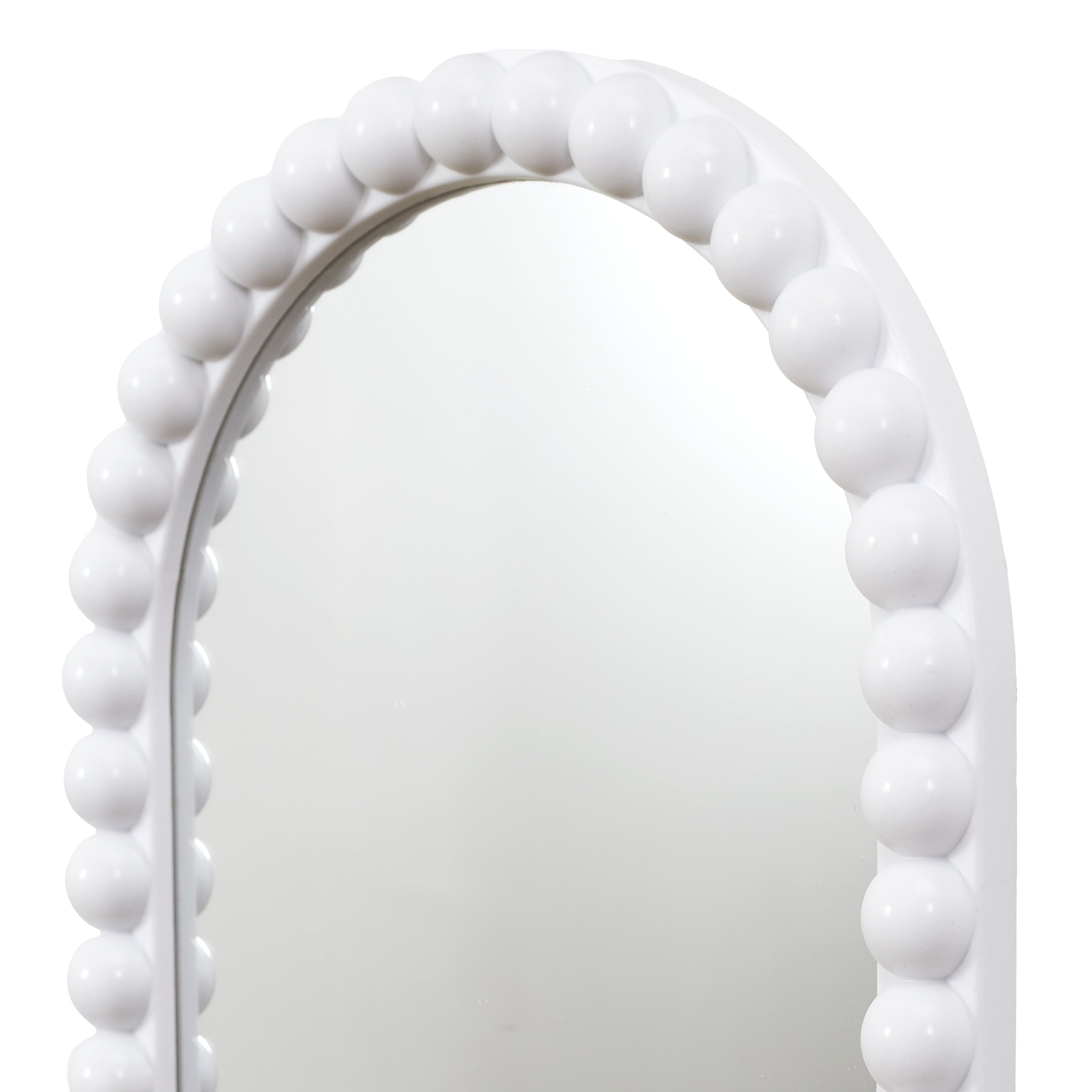 MIROIR CORFU BLANC H75CM X3