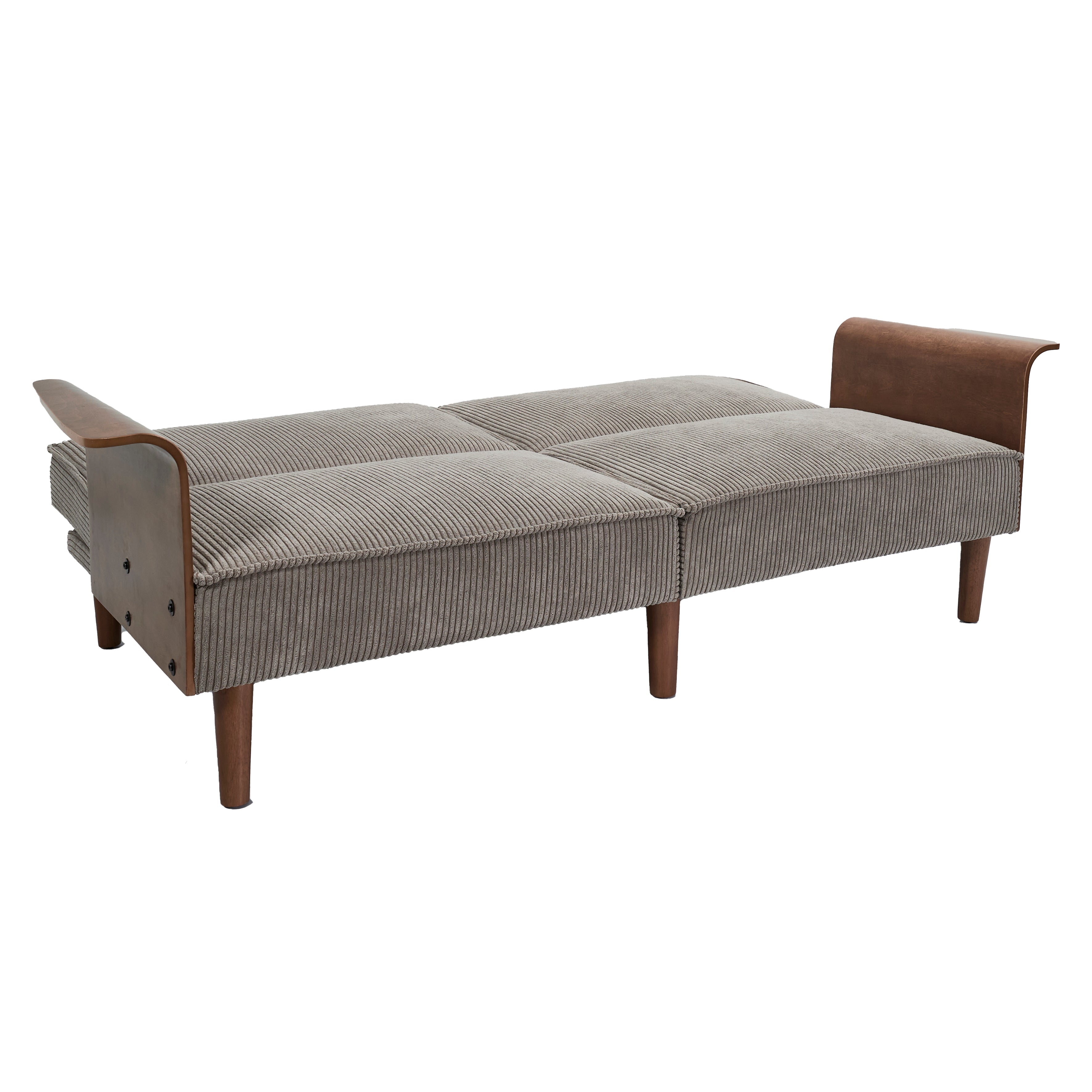 CANAPE CONVERTIBLE COTELE ET BOIS SCOTT