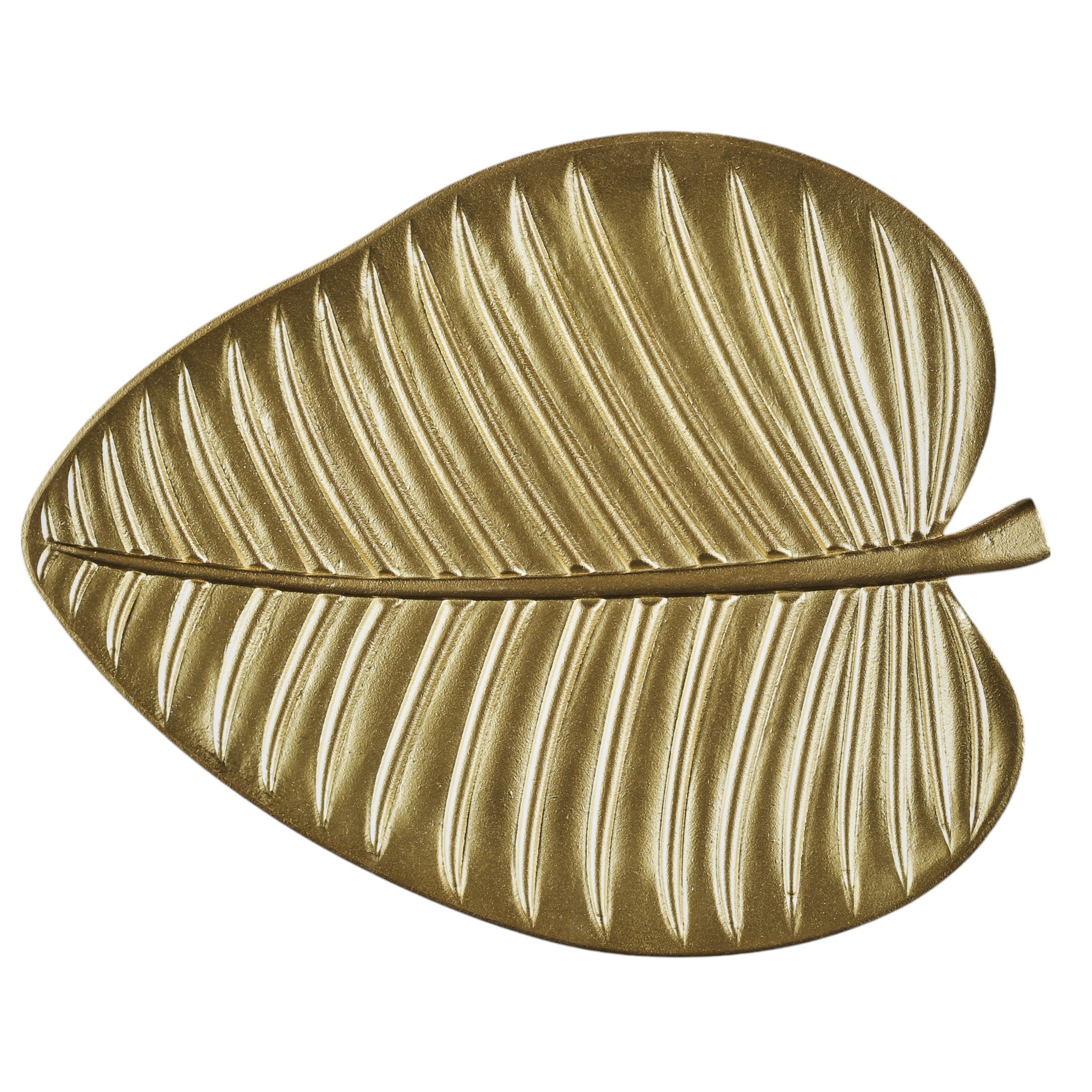 VIDE POCHE FEUILLE DORE