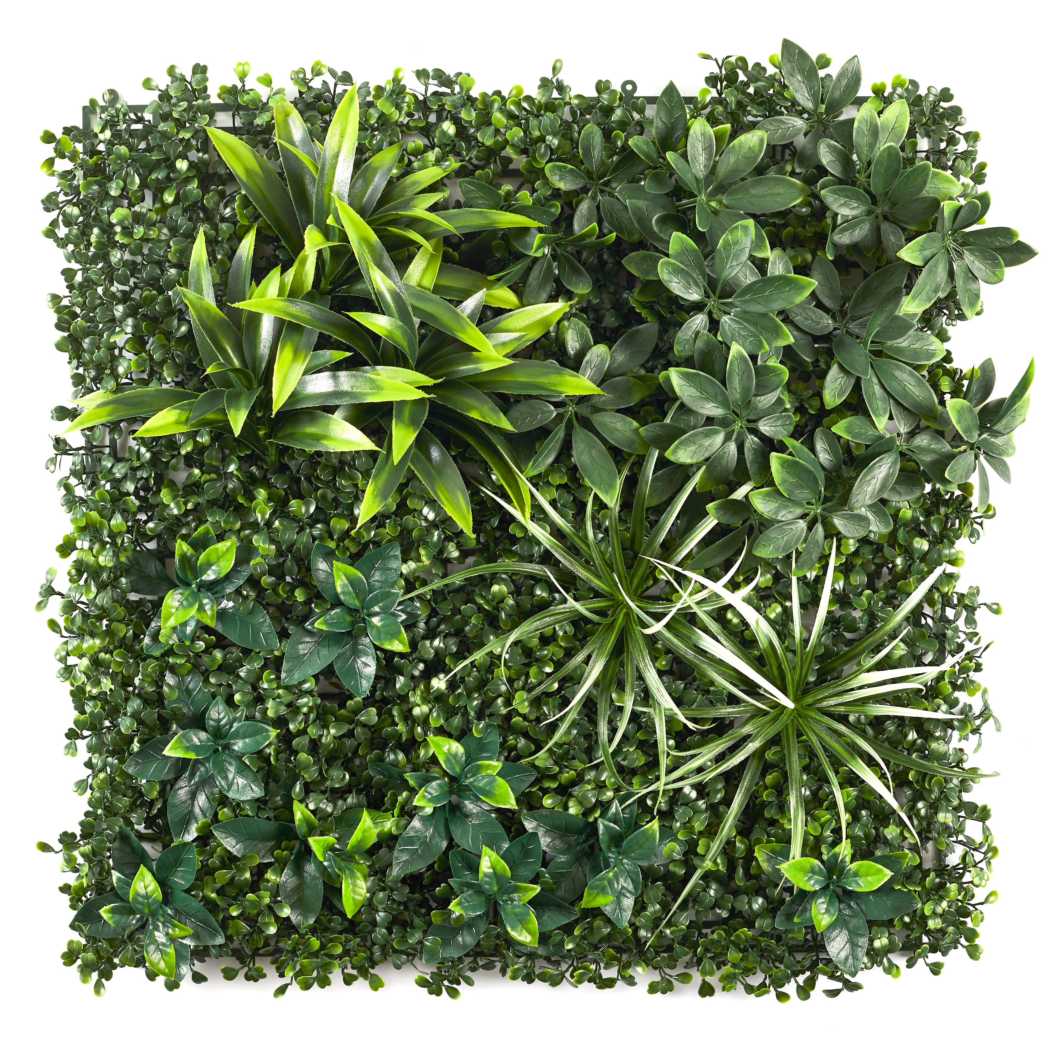 MUR VEGETAL ARTIFICIEL PANACHE 50X50CM