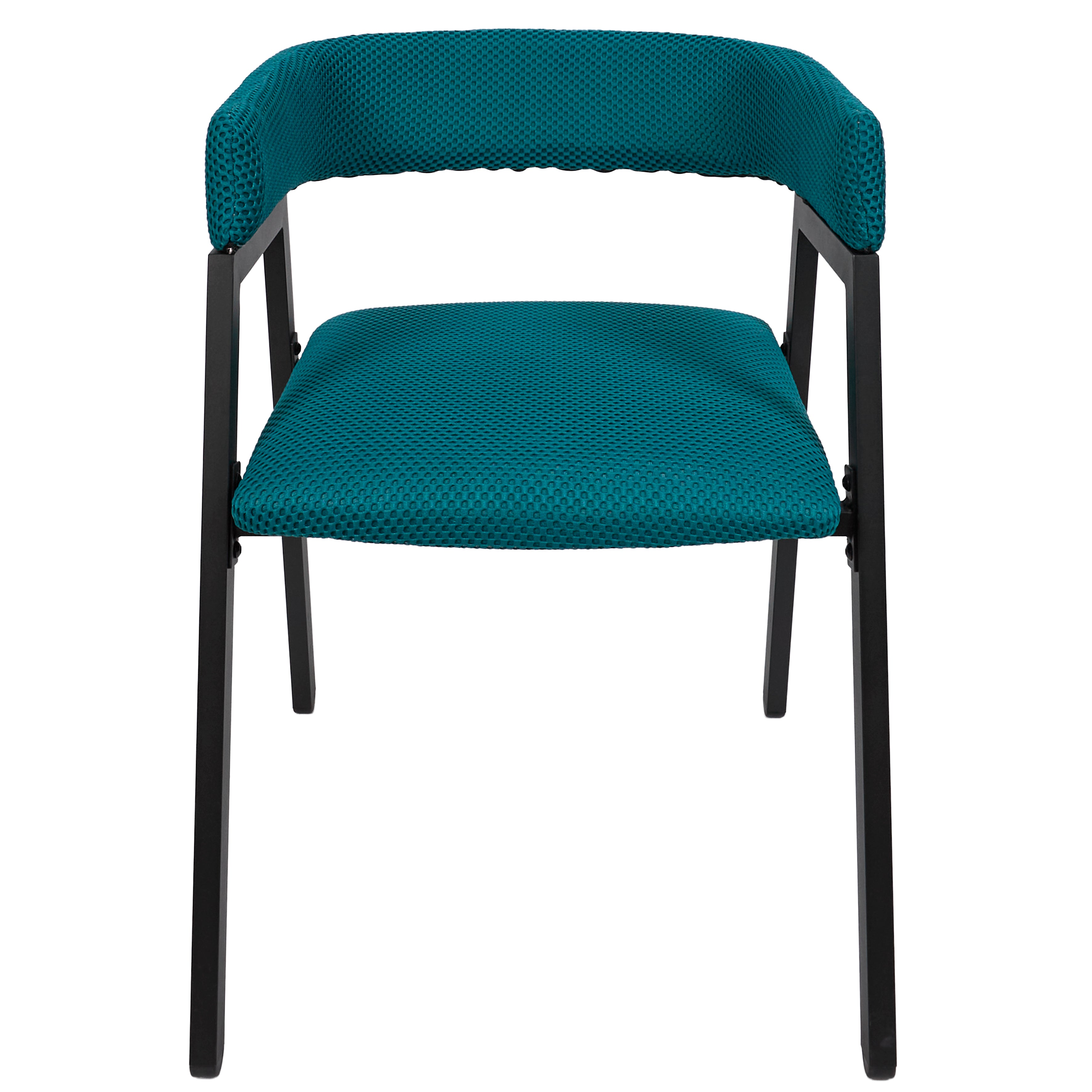 FAUTEUIL DESIGN ATOME BLEU - LOT DE 2