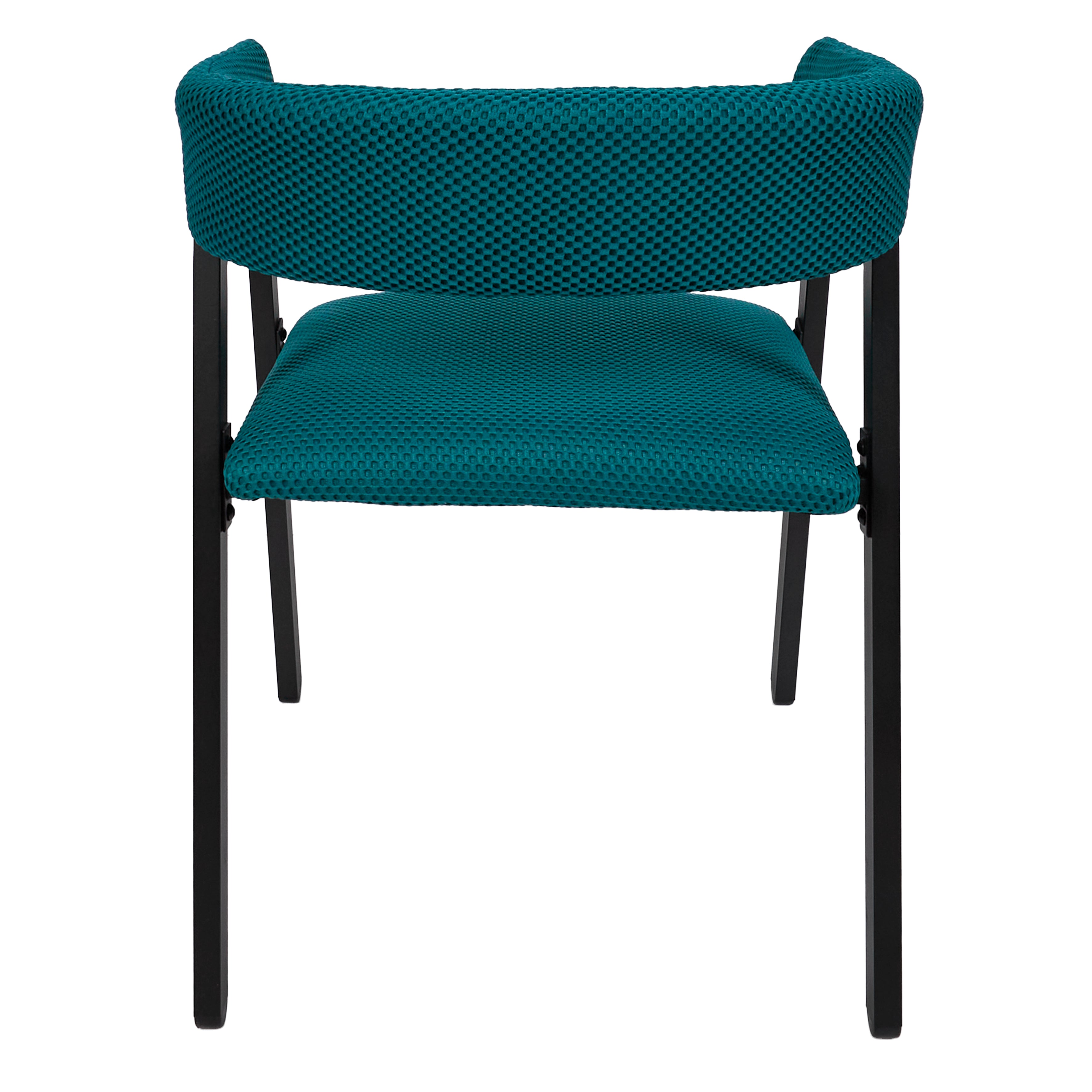 FAUTEUIL DESIGN ATOME BLEU - LOT DE 2