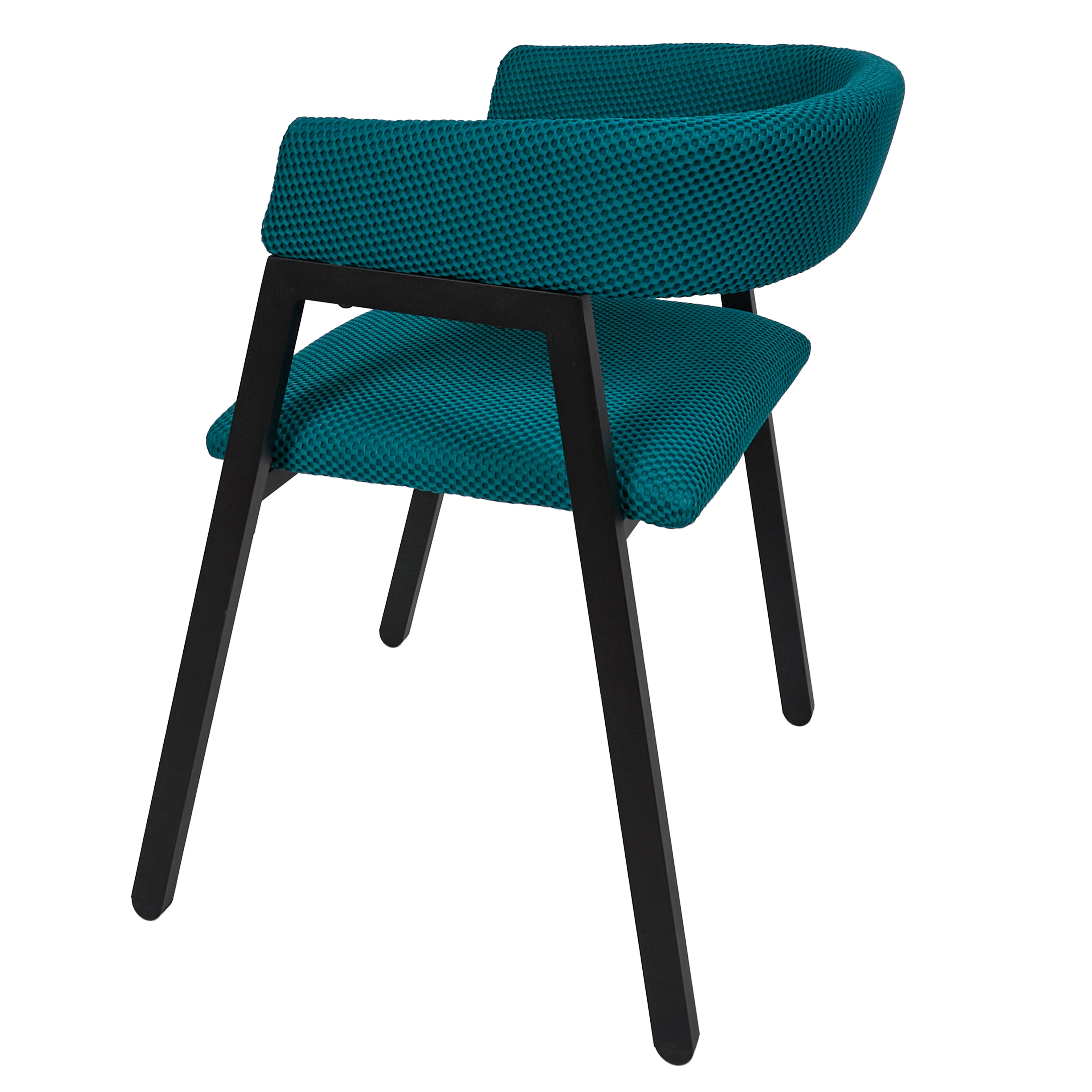 FAUTEUIL DESIGN ATOME BLEU - LOT DE 2