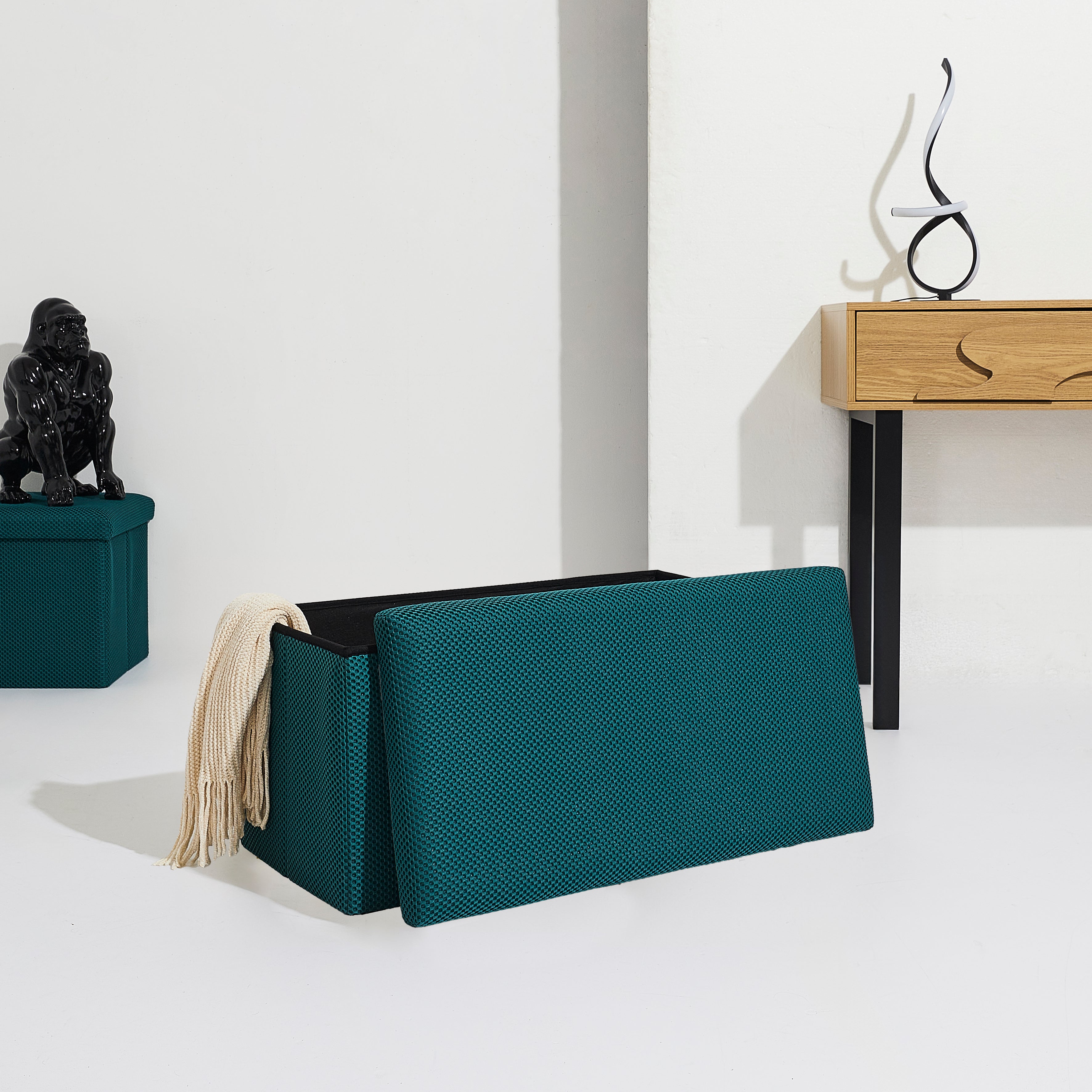 COFFRE BANC PLIABLE ATOME BLEU