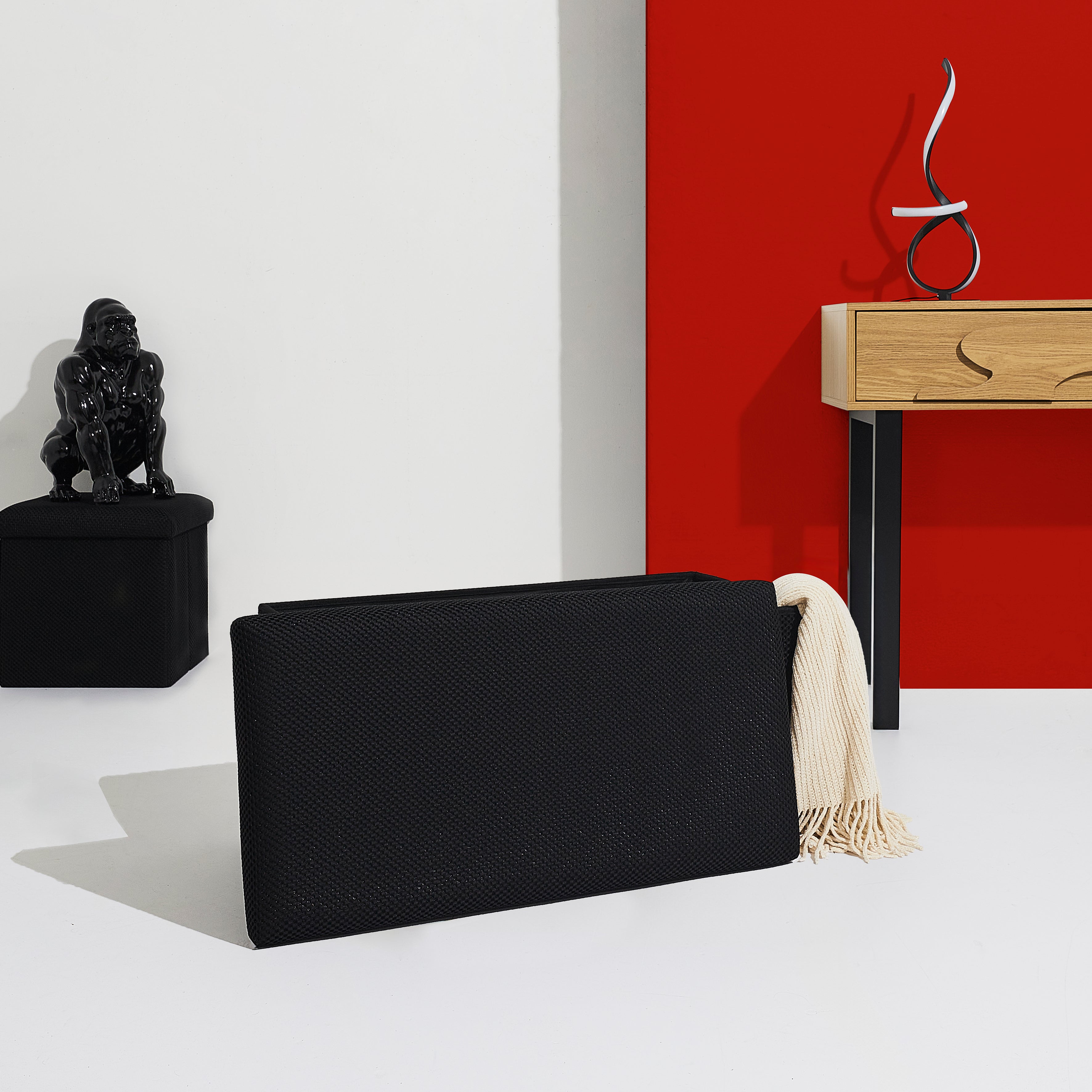 COFFRE BANC PLIABLE ATOME NOIR