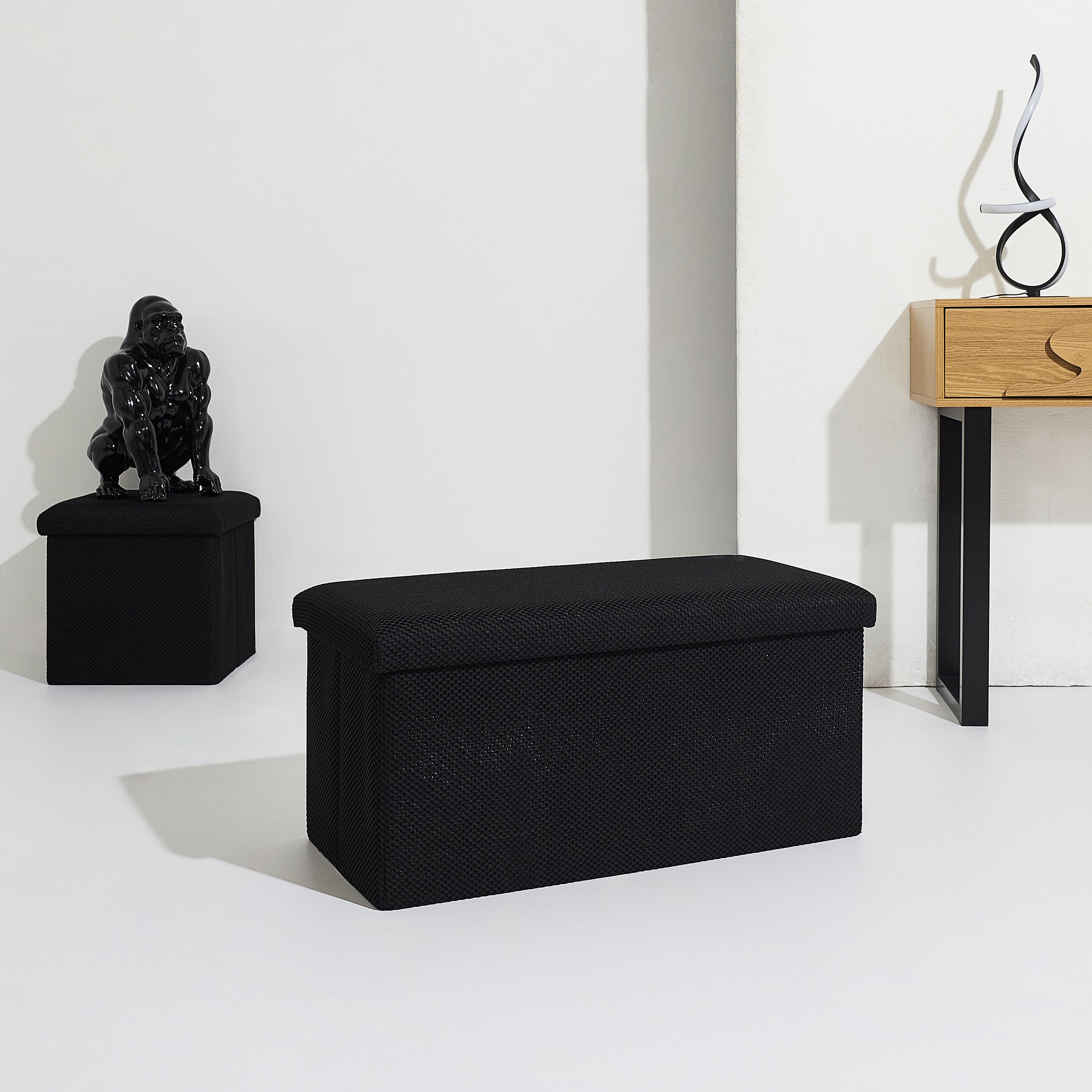 COFFRE BANC PLIABLE ATOME NOIR