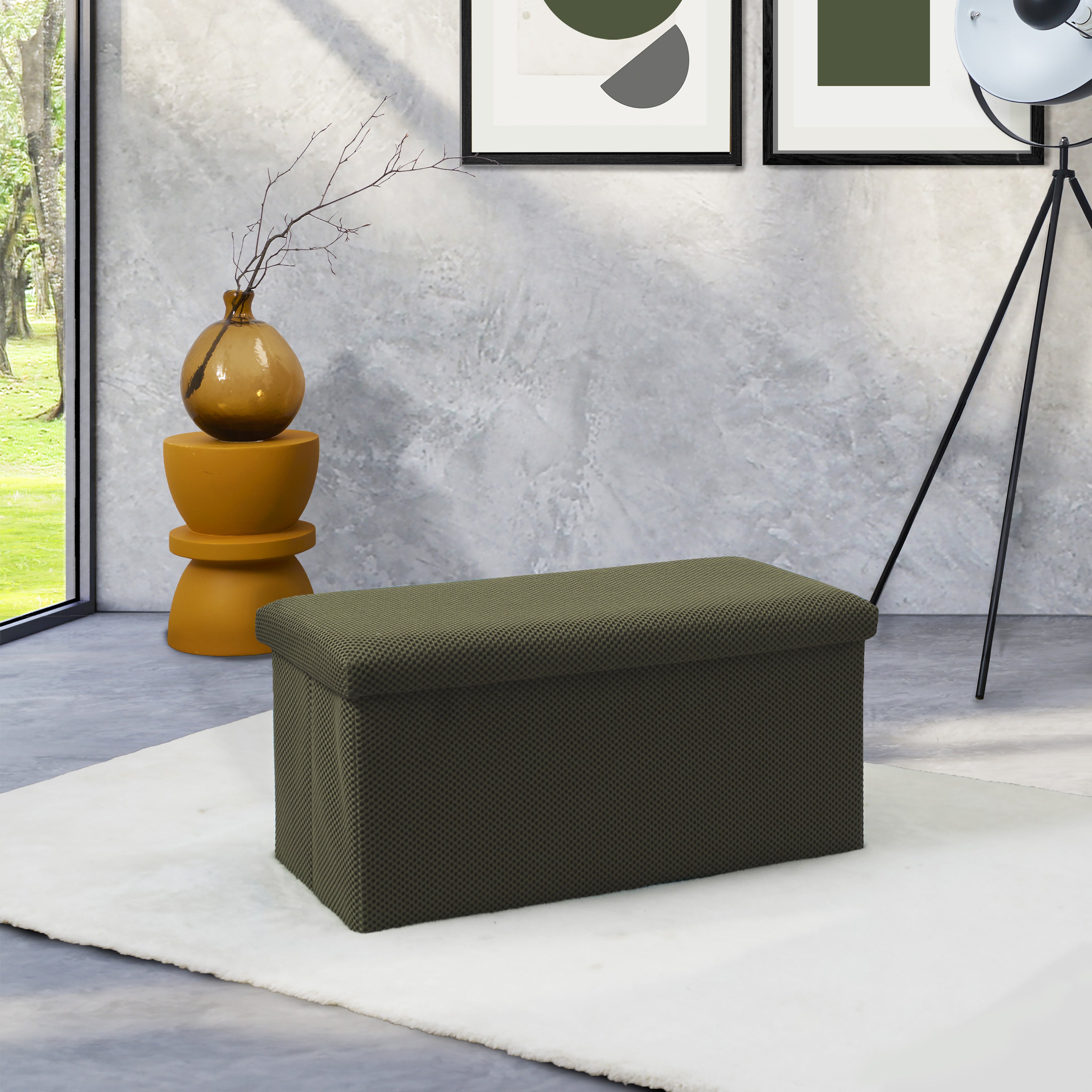 COFFRE BANC PLIABLE ATOME KAKI