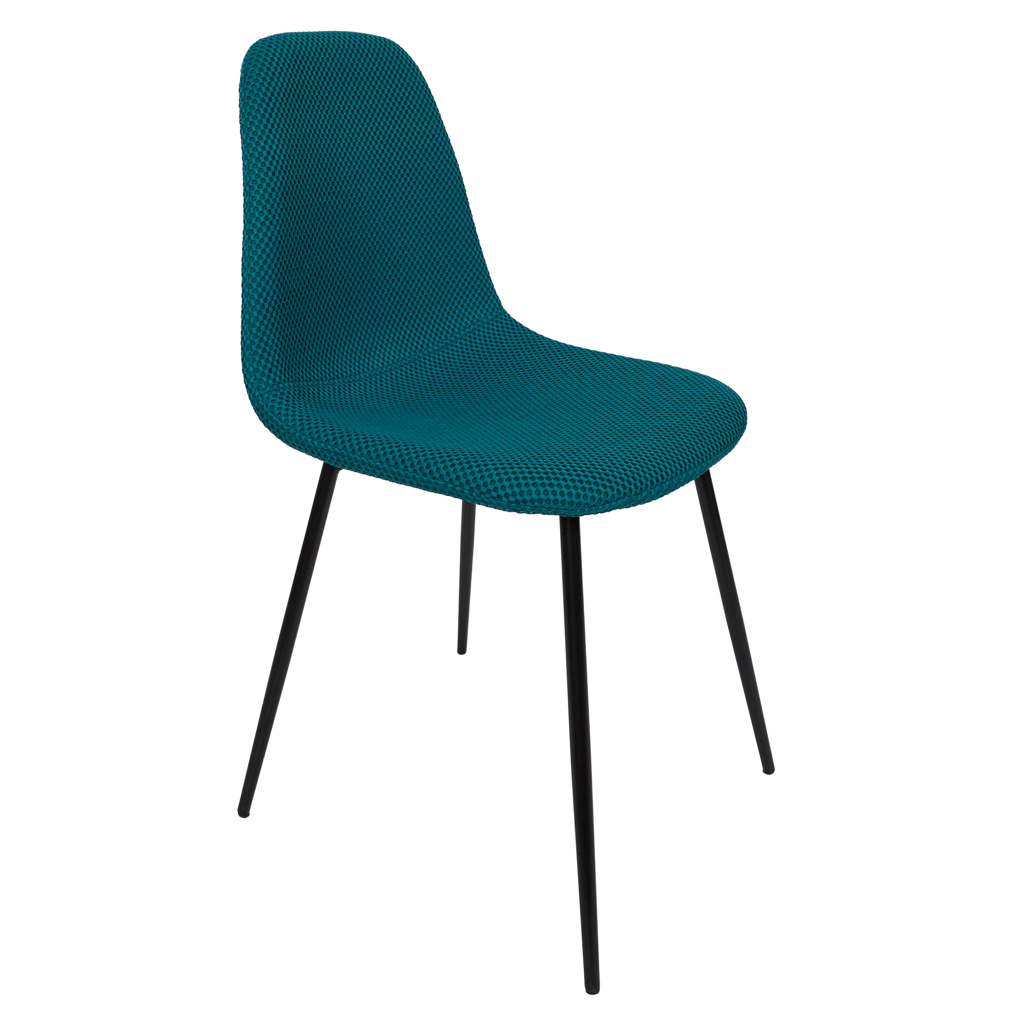 CHAISE ATOME BLEU - LOT DE 4